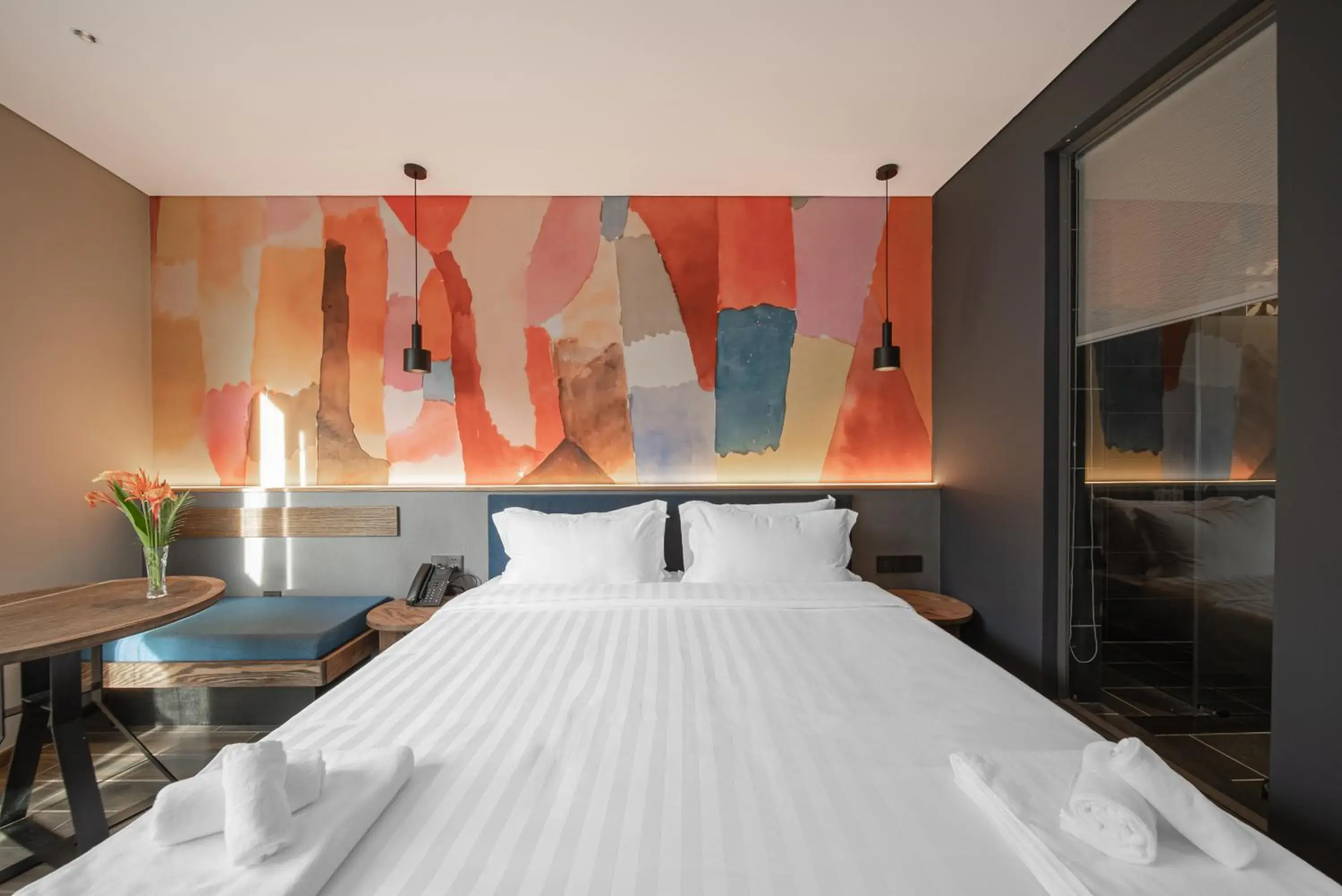 Bed in TK Phu Quoc Hotel - Grand World Phu Quoc Bed in TK Phu Quoc Hotel - Grand World Phu Quoc