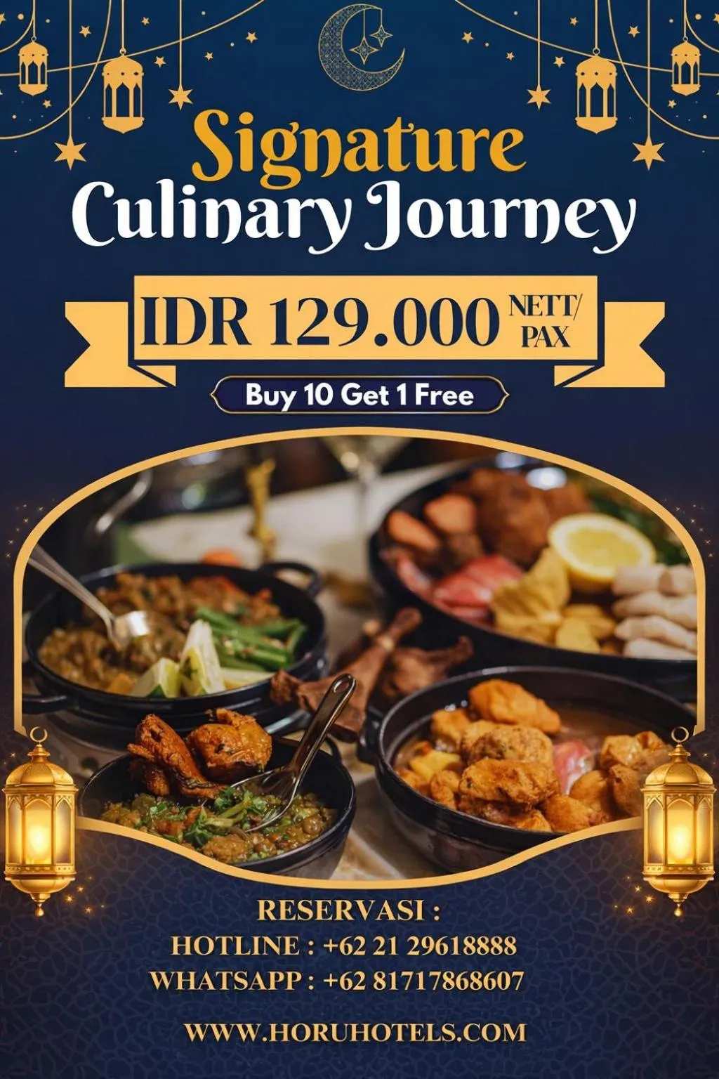 Food in HORU HOTEL MANGGA DUA SQUARE