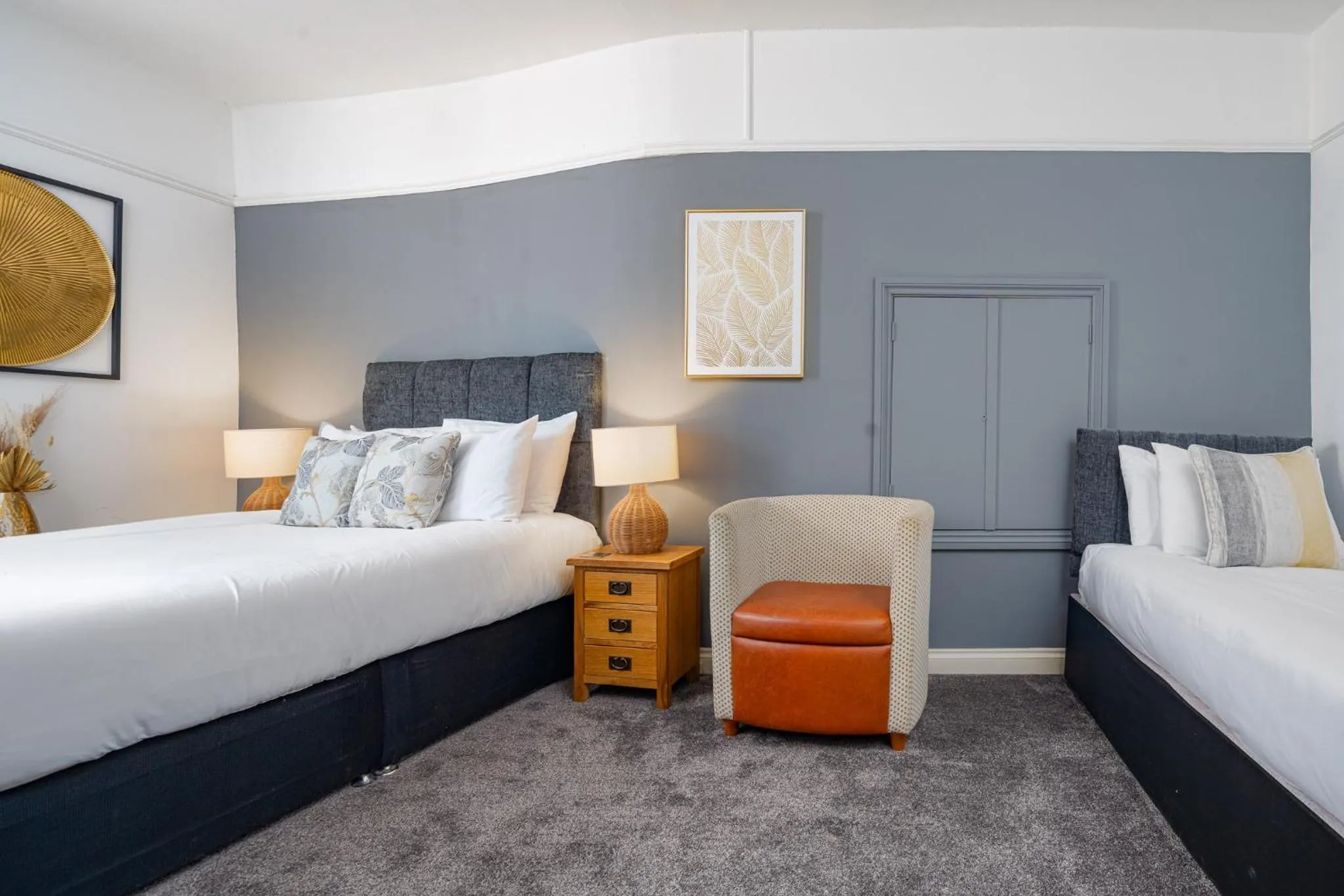 Bed in Boars Head Hotel