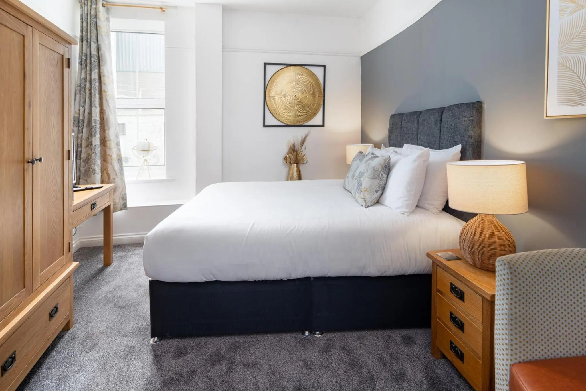 Bed in Boars Head Hotel