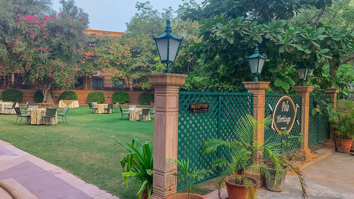Garden view in Polo Heritage Hotel