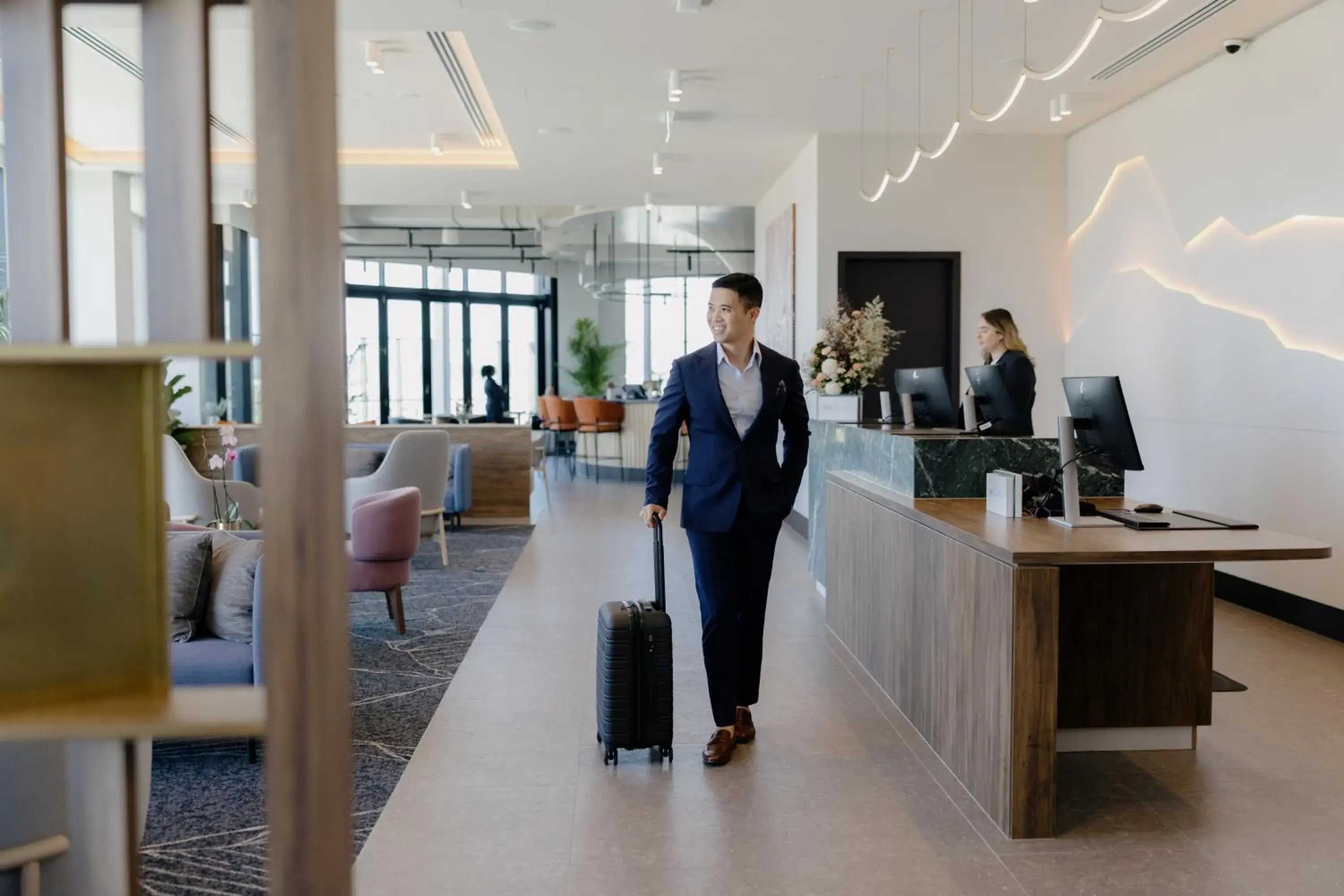 Lobby or reception in Crowne Plaza Adelaide Mawson Lakes by IHG Lobby or reception in Crowne Plaza Adelaide Mawson Lakes by IHG