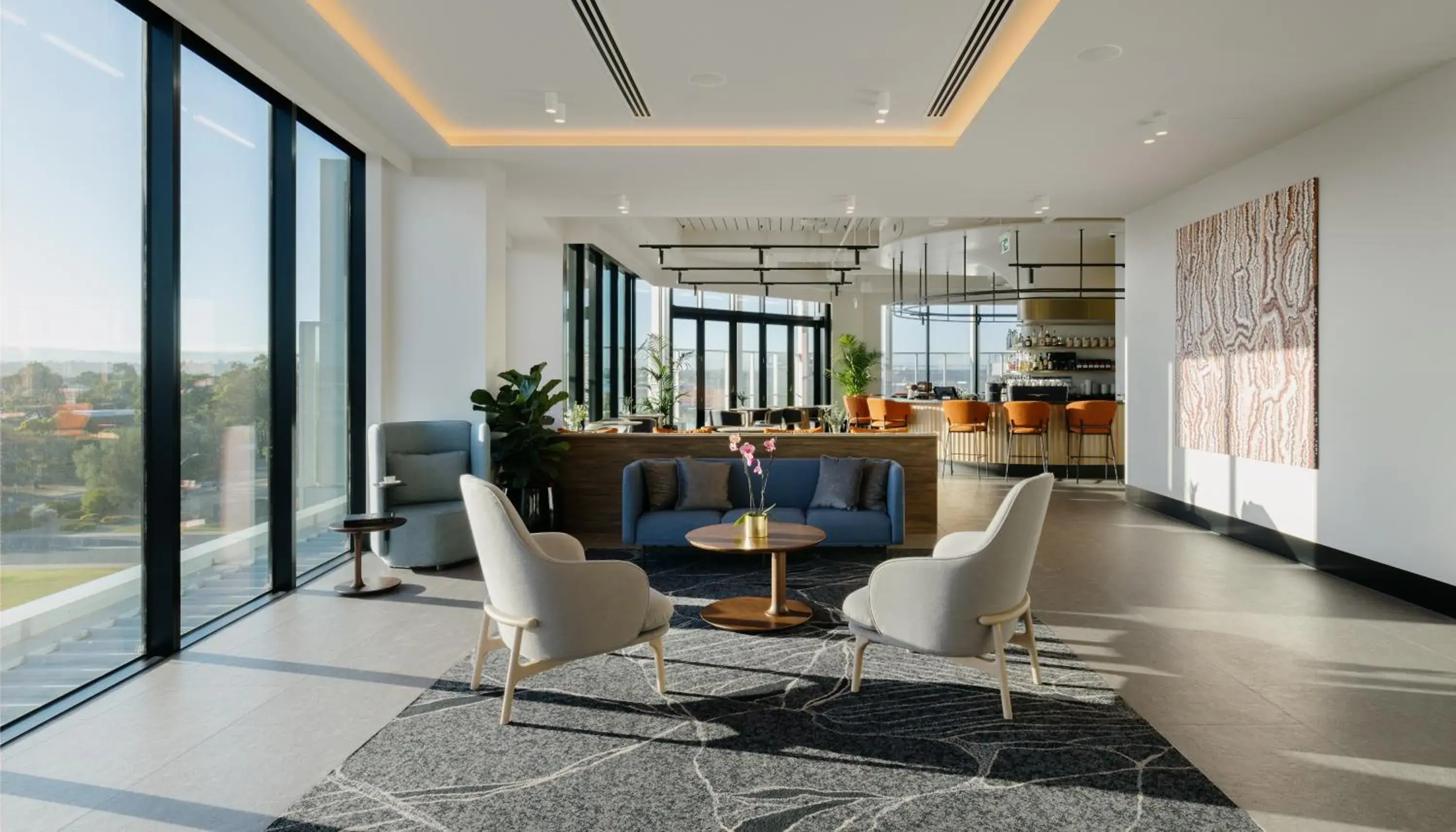Lobby or reception in Crowne Plaza Adelaide Mawson Lakes by IHG Lobby or reception in Crowne Plaza Adelaide Mawson Lakes by IHG