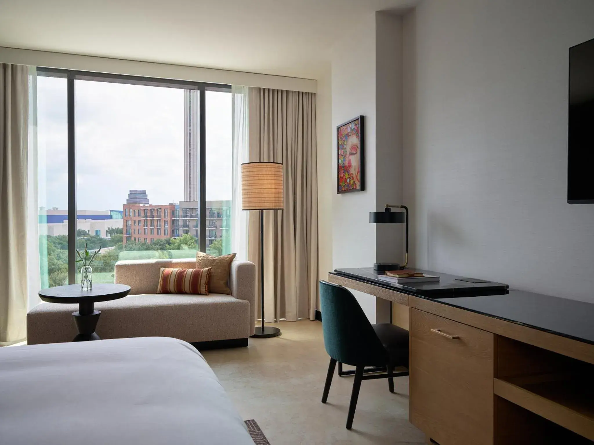 Bedroom, Bed in Kimpton Santo San Antonio - Riverwalk by IHG Bedroom, Bed in Kimpton Santo San Antonio - Riverwalk by IHG