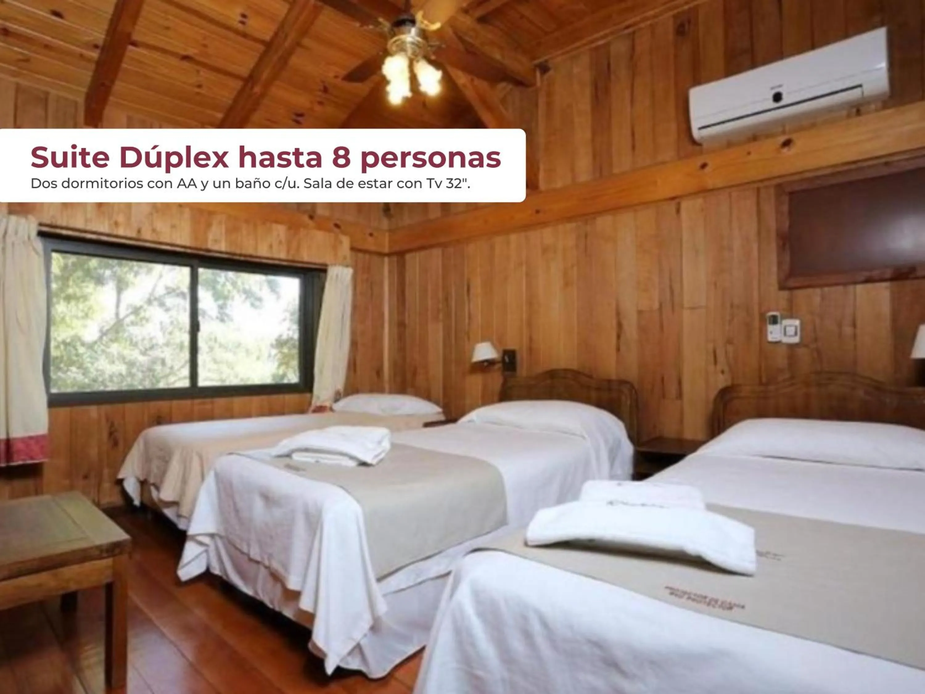 Duplex Suite in Hotel Cabañas Del Parque