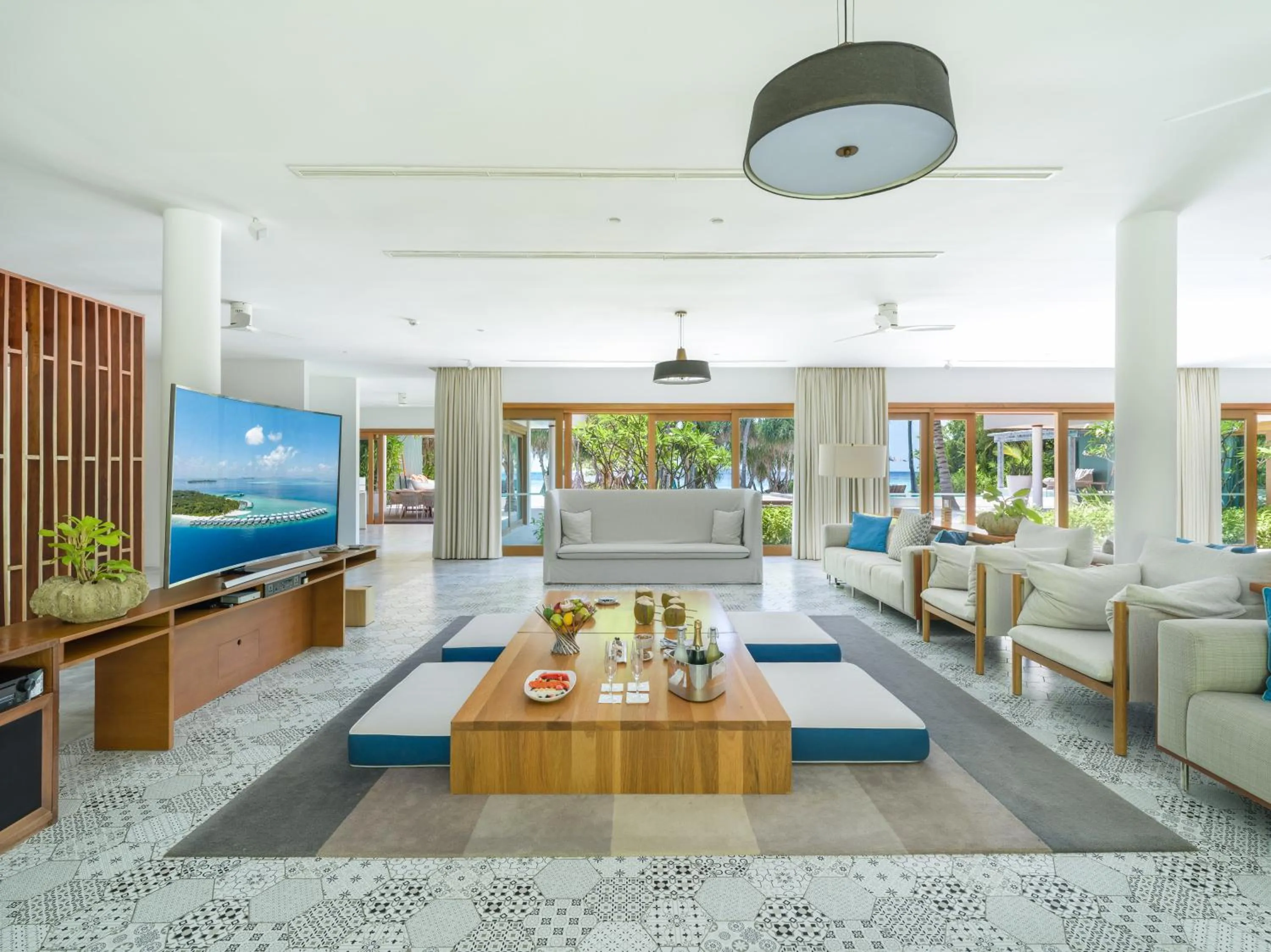 Living room in Amilla Maldives