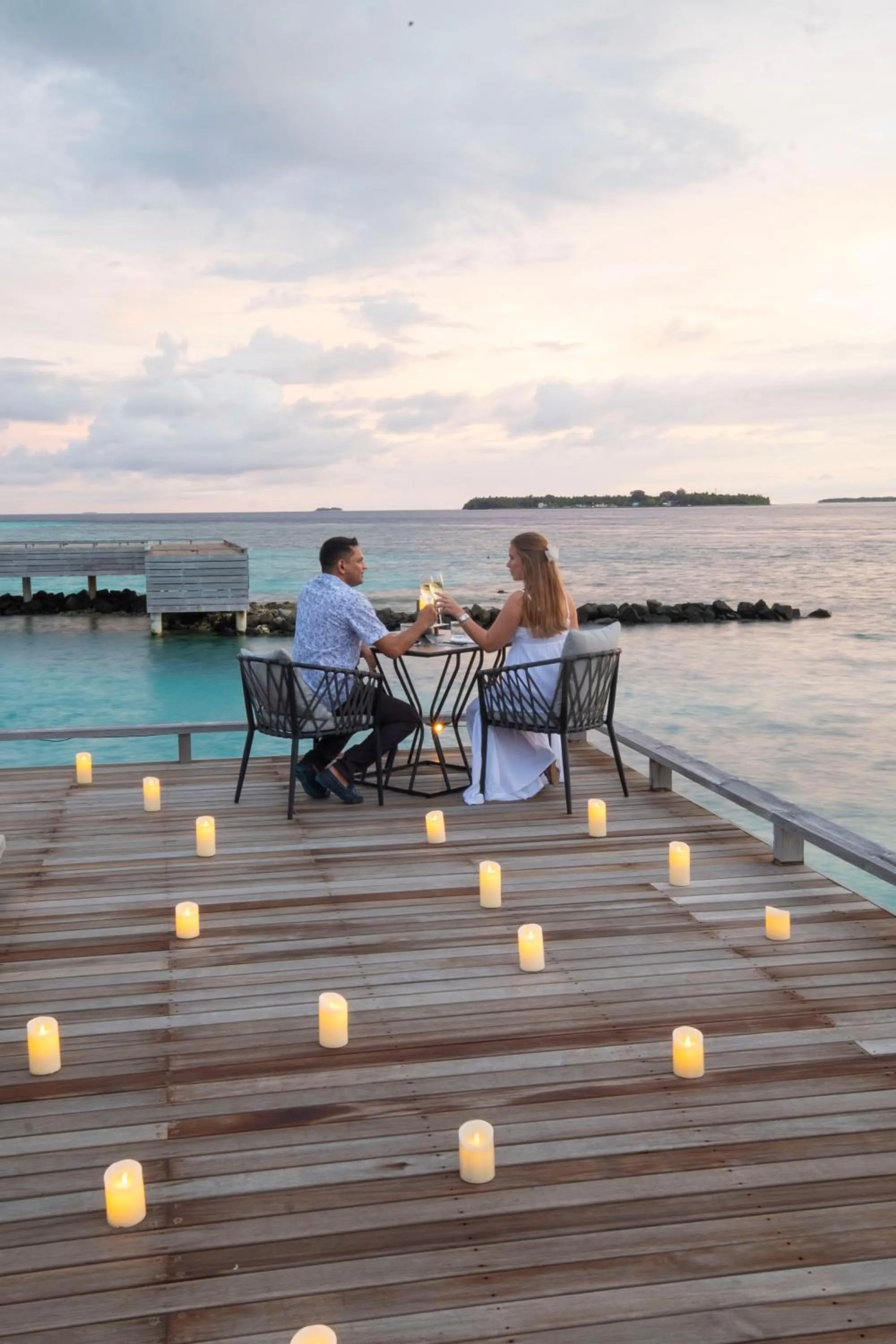 Dining area in Amilla Maldives