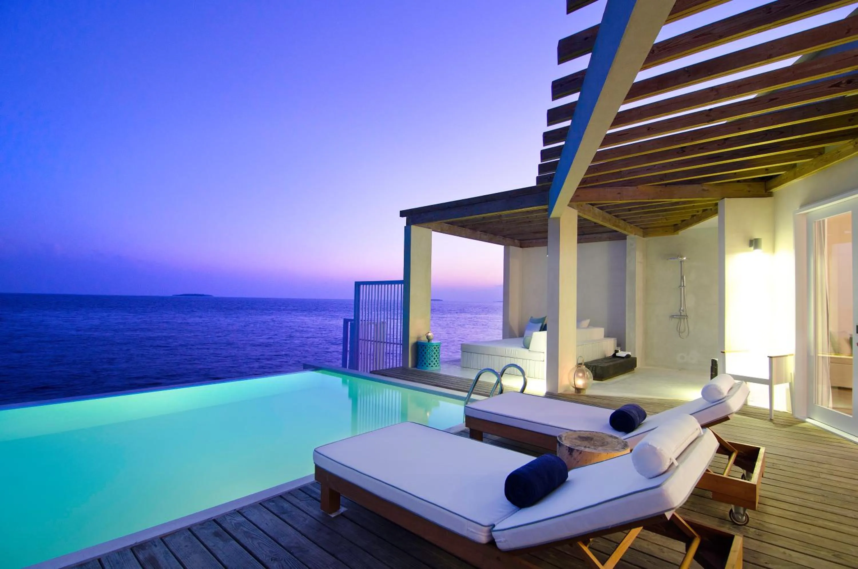 Swimming pool in Amilla Maldives