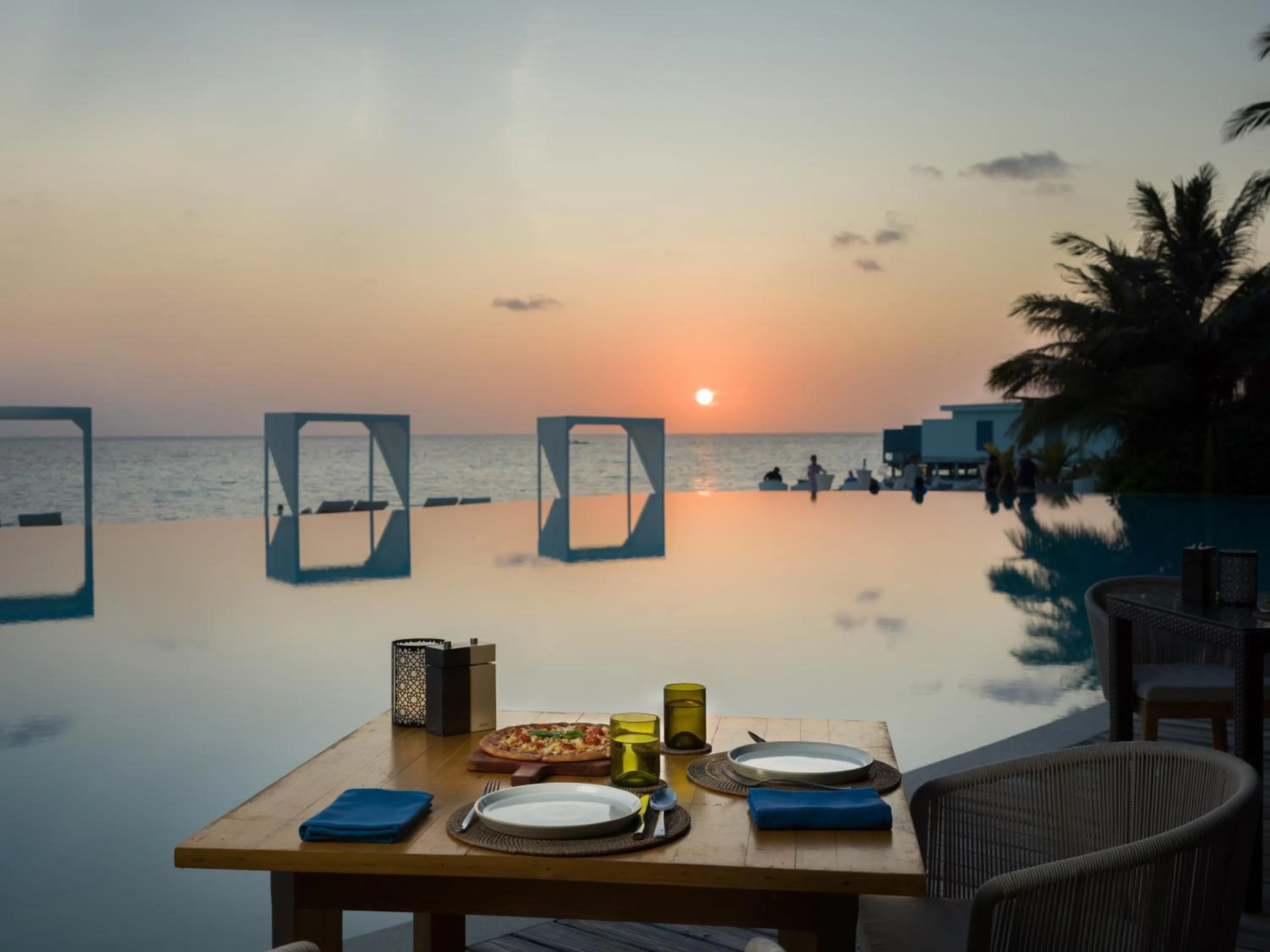 Dining area in Amilla Maldives