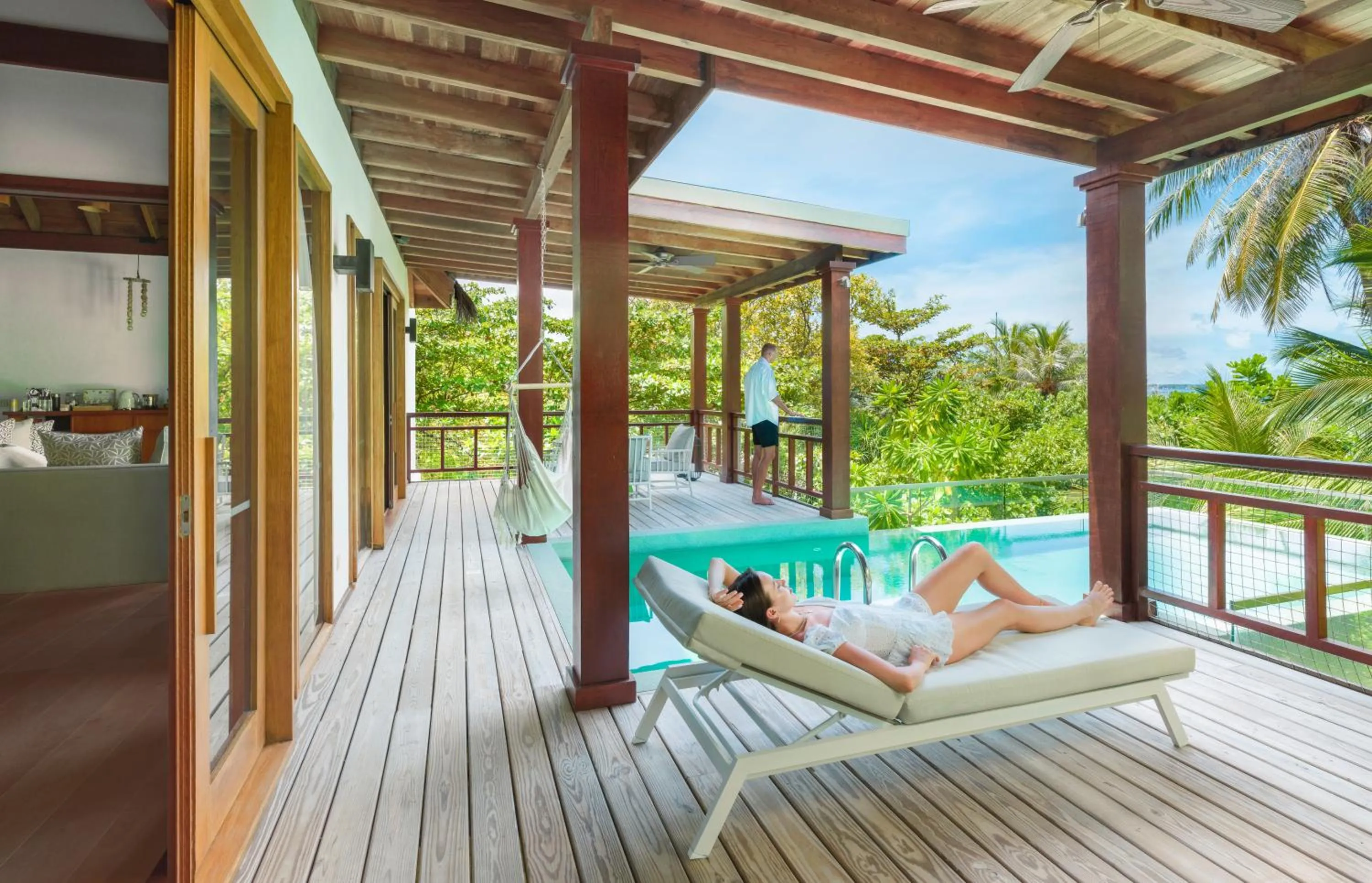 Swimming pool in Amilla Maldives