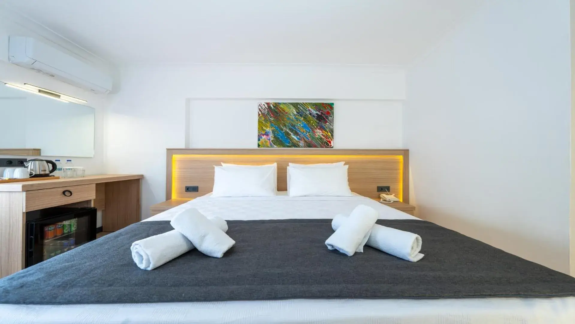 Bed in Skykhan Otel Bed in Skykhan Otel