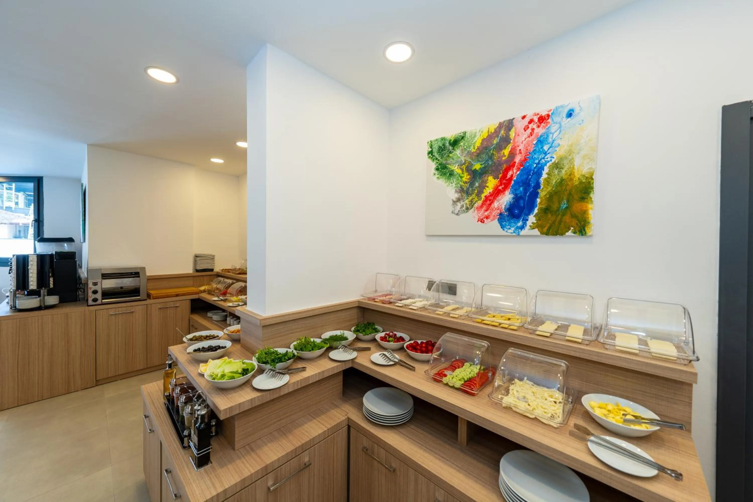 Buffet breakfast in Skykhan Otel