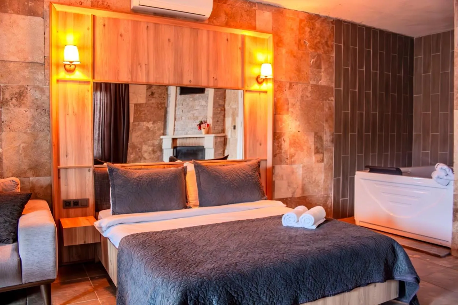 Bed in 216 North Hotel