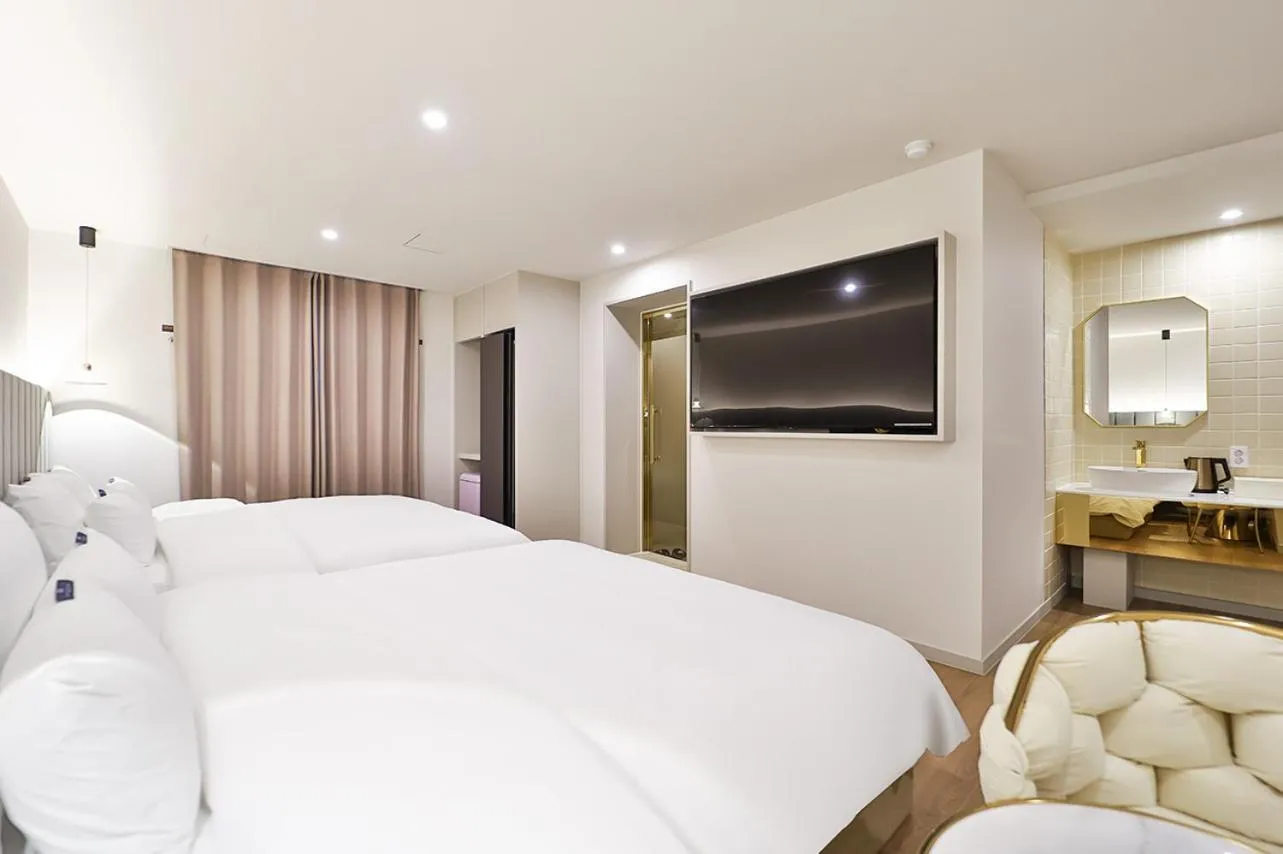 Bed in Den Basta Hotel Hadan