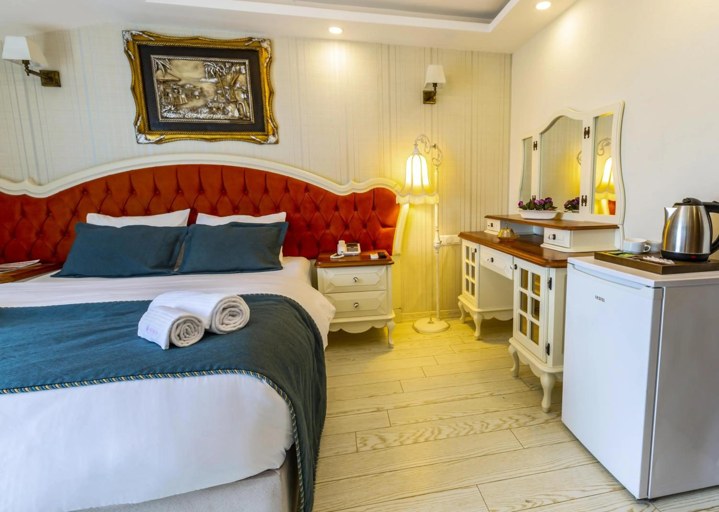 Coffee/tea facilities, Bed in Anatolia Hotel Airport