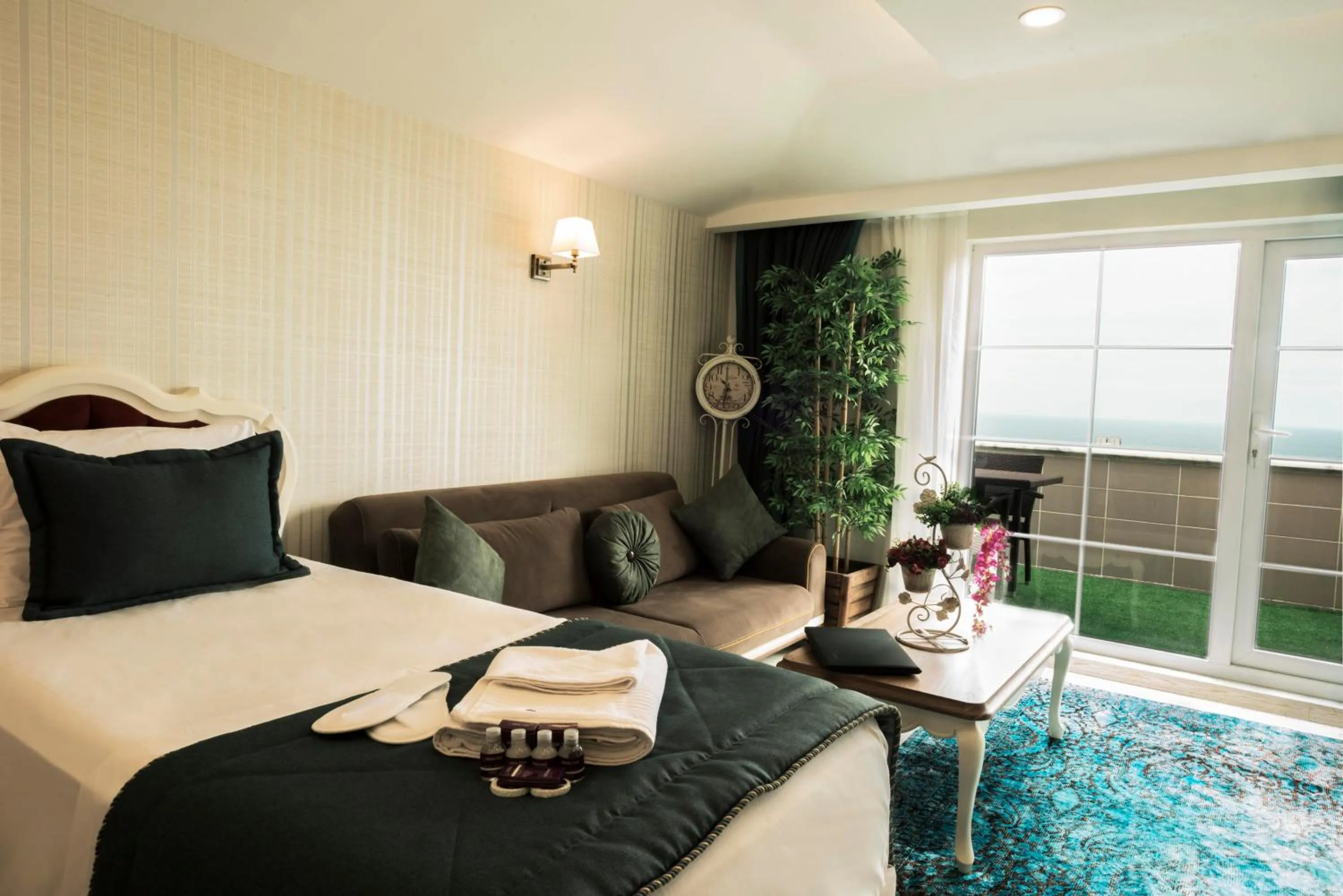 Bed in Anatolia Hotel Airport
