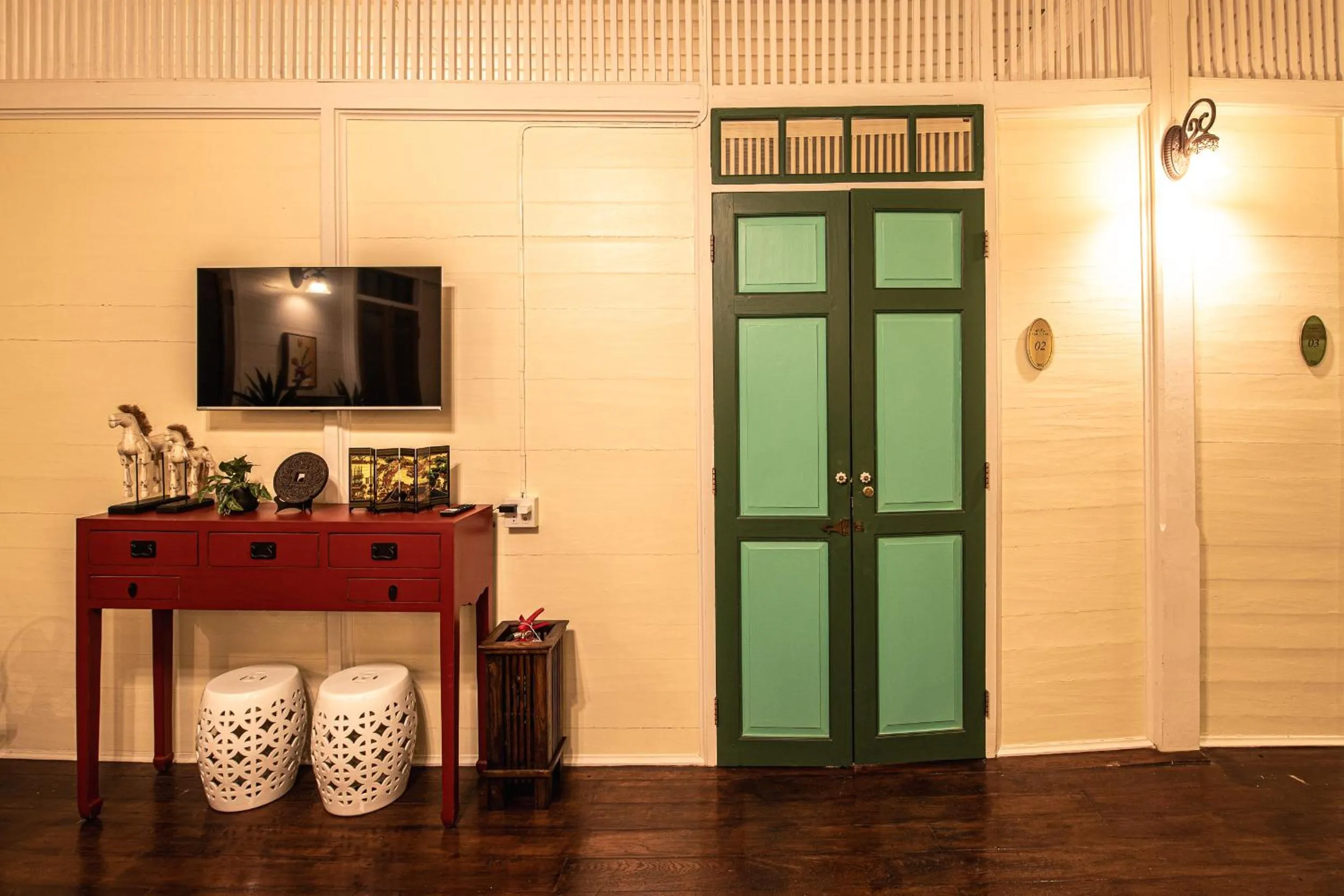 Communal lounge/ TV room in Wallaya Heritage Stay