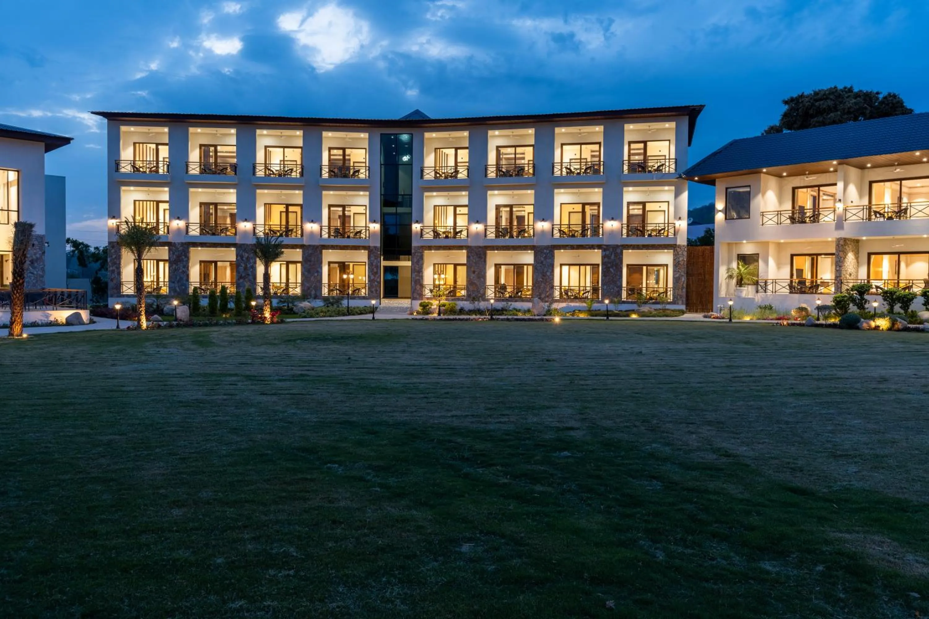 Property building in Shervani Pebbles & Pines Resort & Spa, Corbett