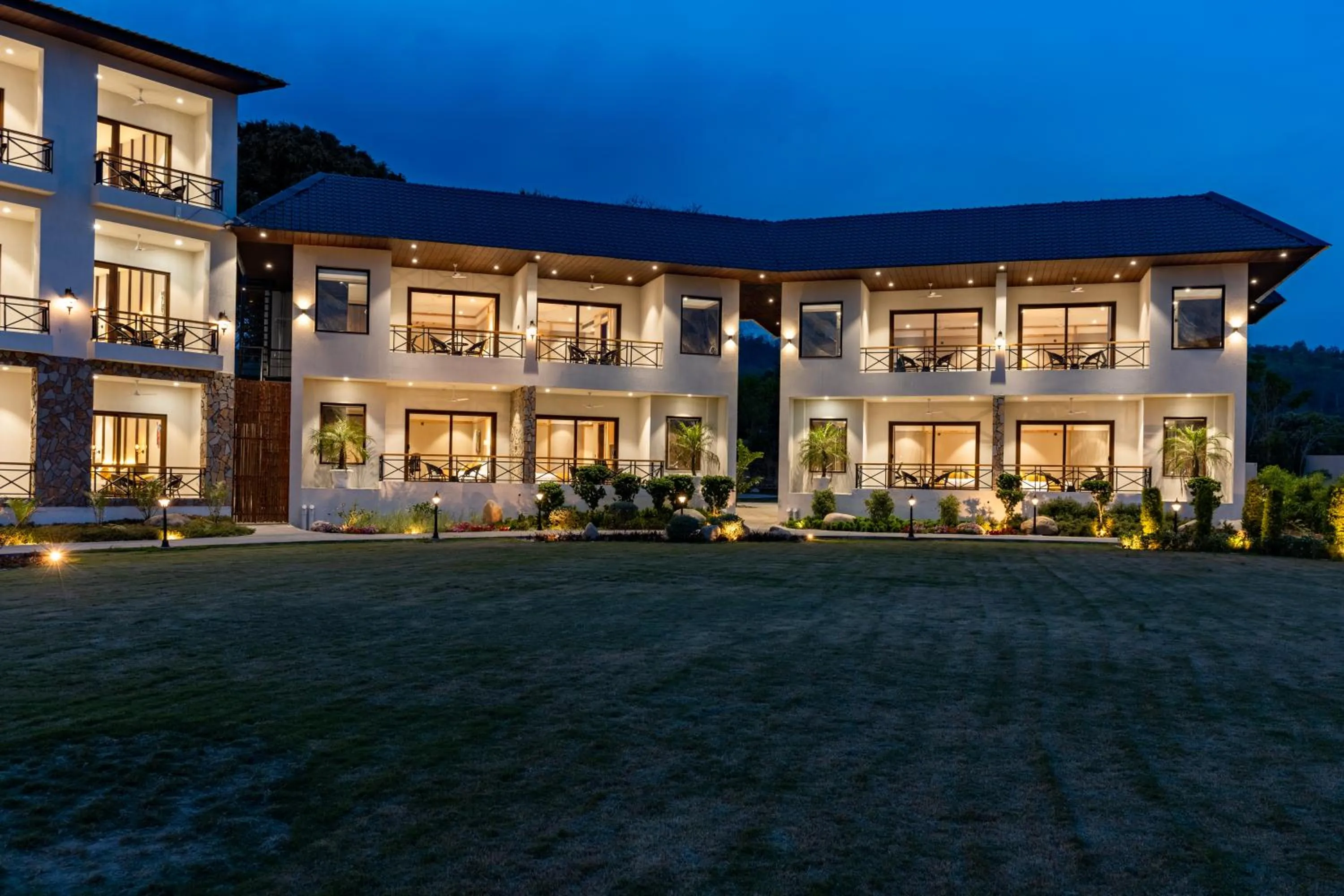 Property building in Shervani Pebbles & Pines Resort & Spa, Corbett