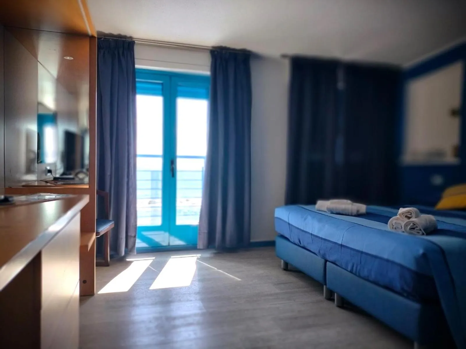 Photo of the whole room, Bed in La Favorita Hotel