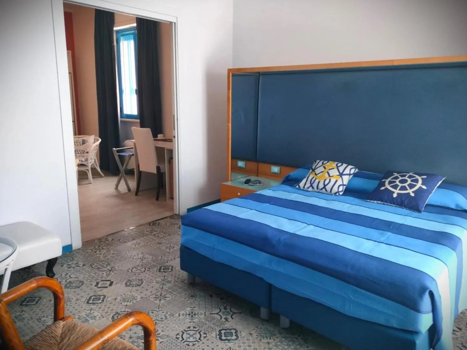 Bed in La Favorita Hotel