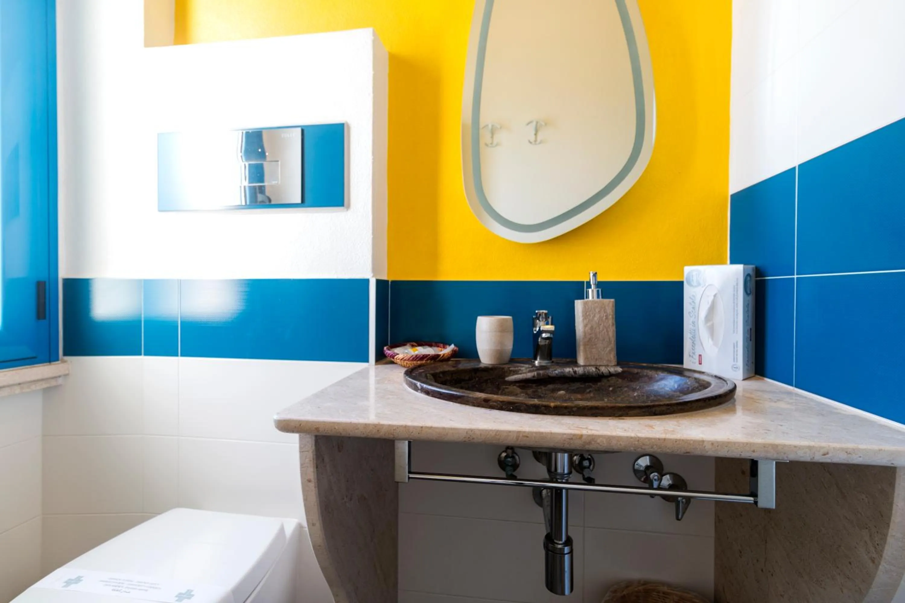 Toilet in La Favorita Hotel