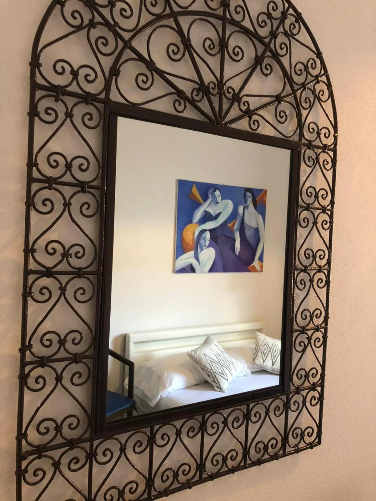 Decorative detail, Bed in La Favorita Hotel