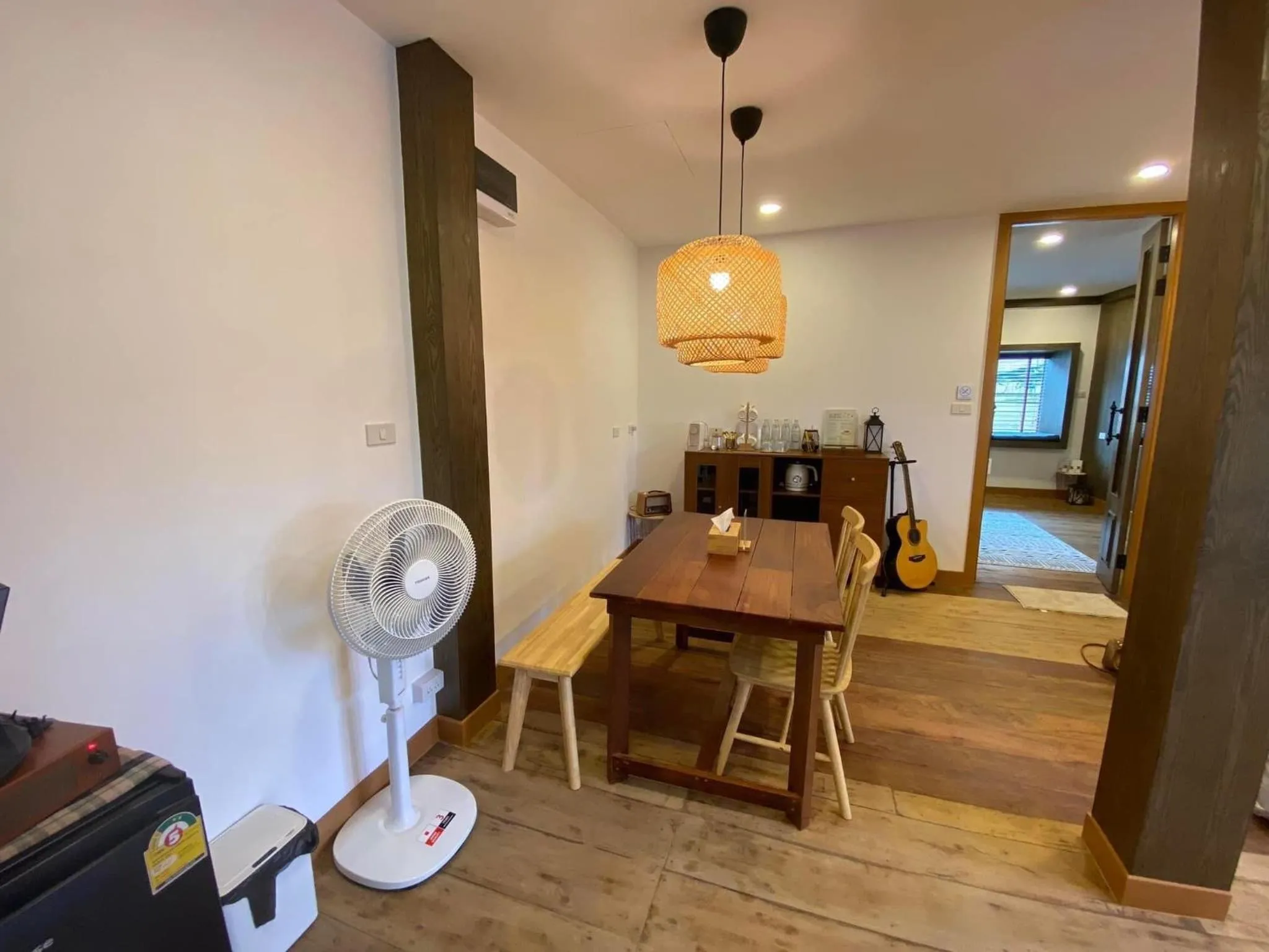 Living room in The Folkster House Chiangkhan
