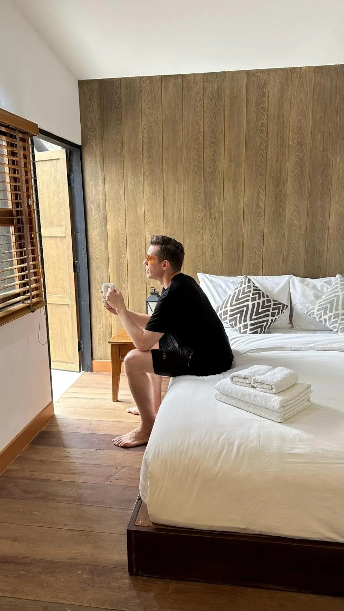 Bed in The Folkster House Chiangkhan