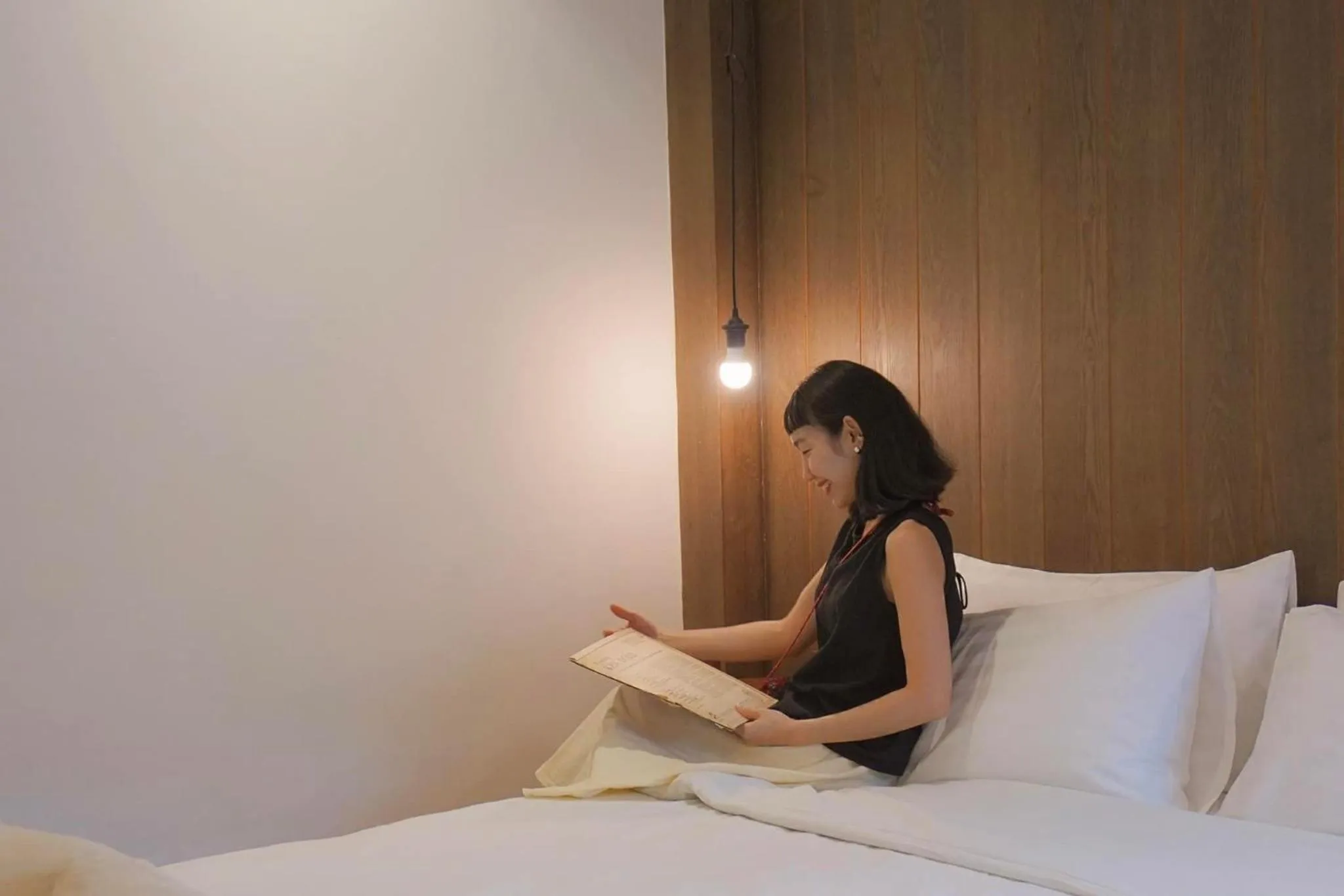 Bed in The Folkster House Chiangkhan