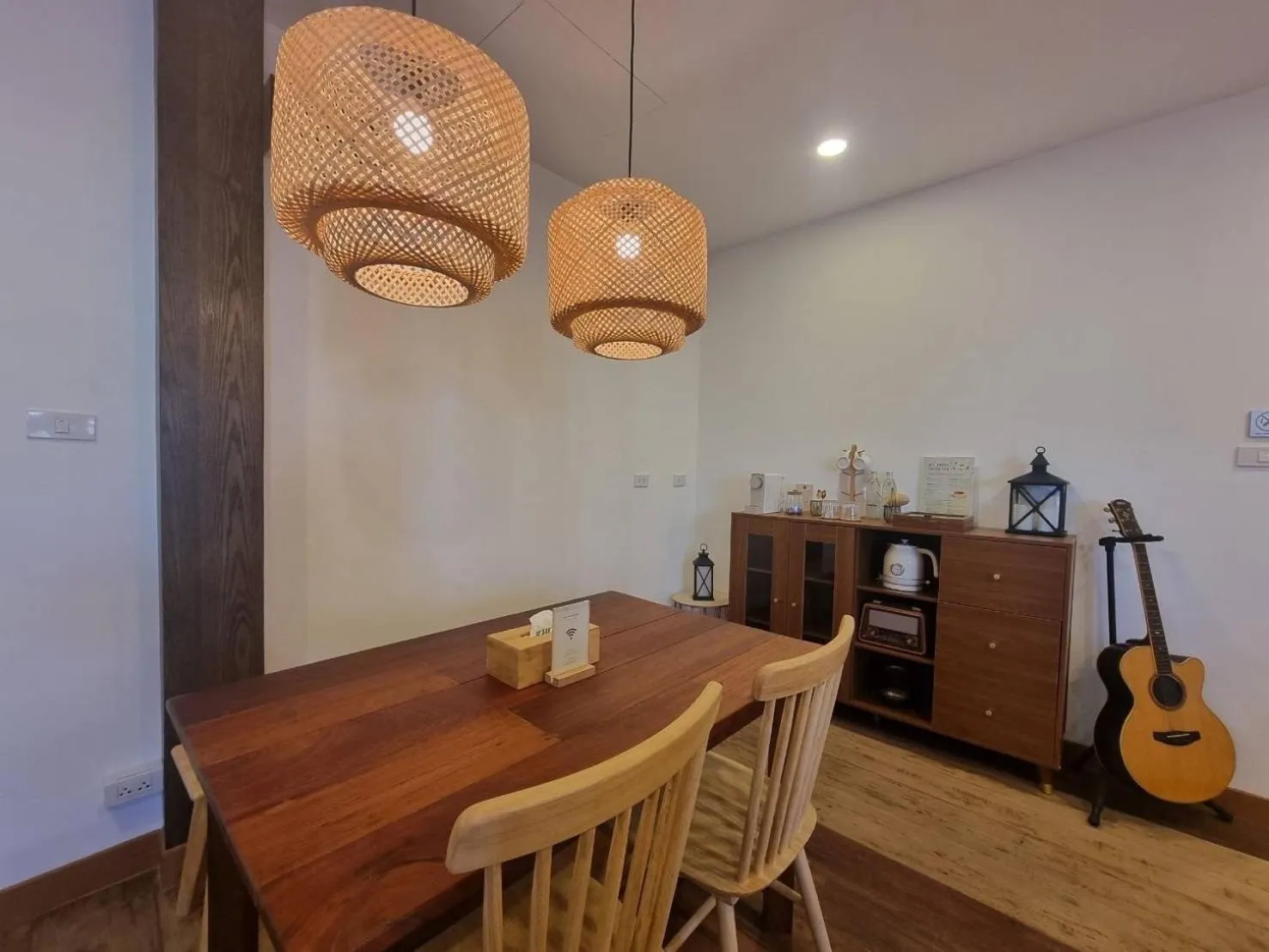 Seating area in The Folkster House Chiangkhan