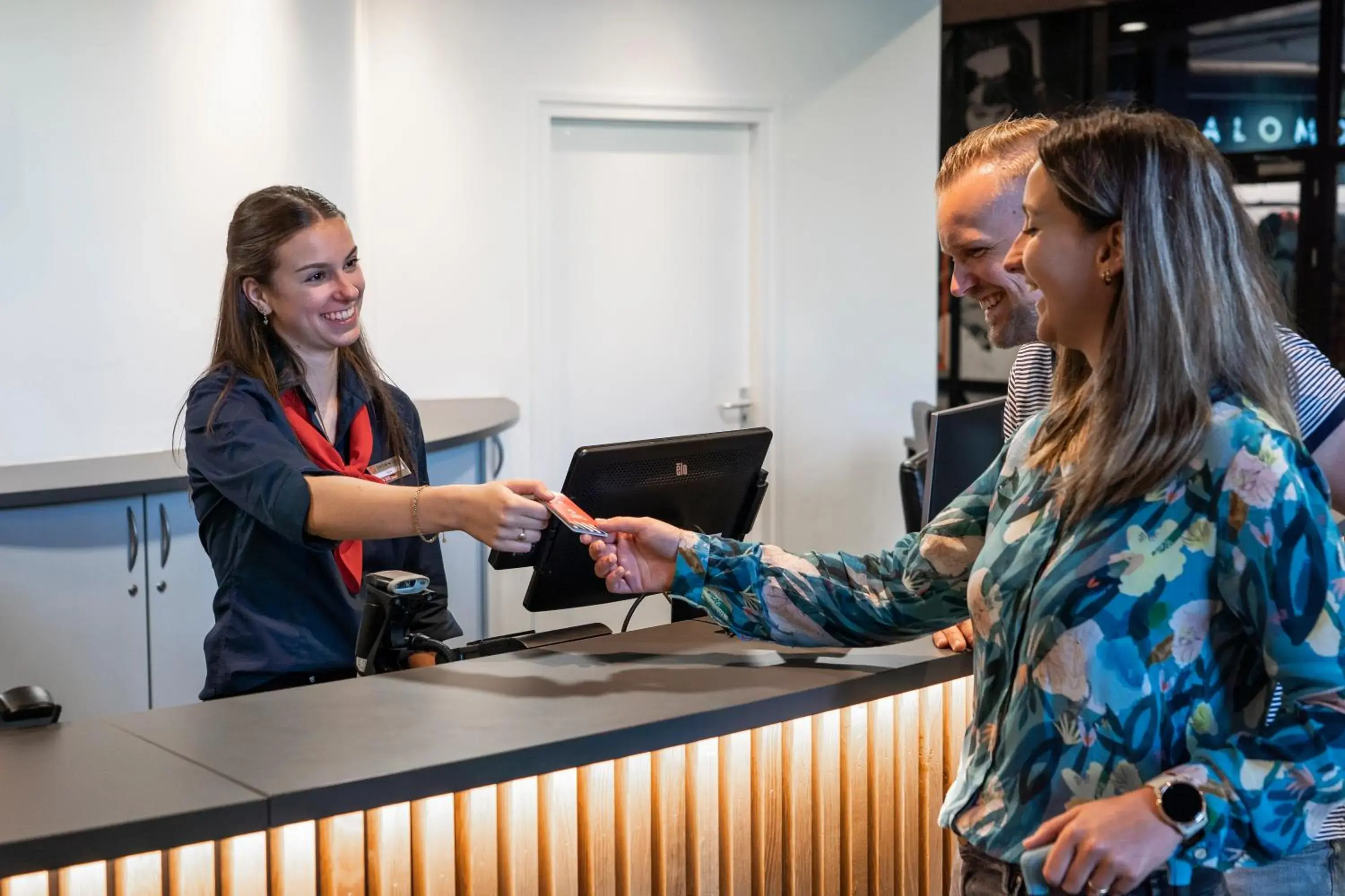 Lobby or reception in Alpine Hotel by SnowWorld Lobby or reception in Alpine Hotel by SnowWorld