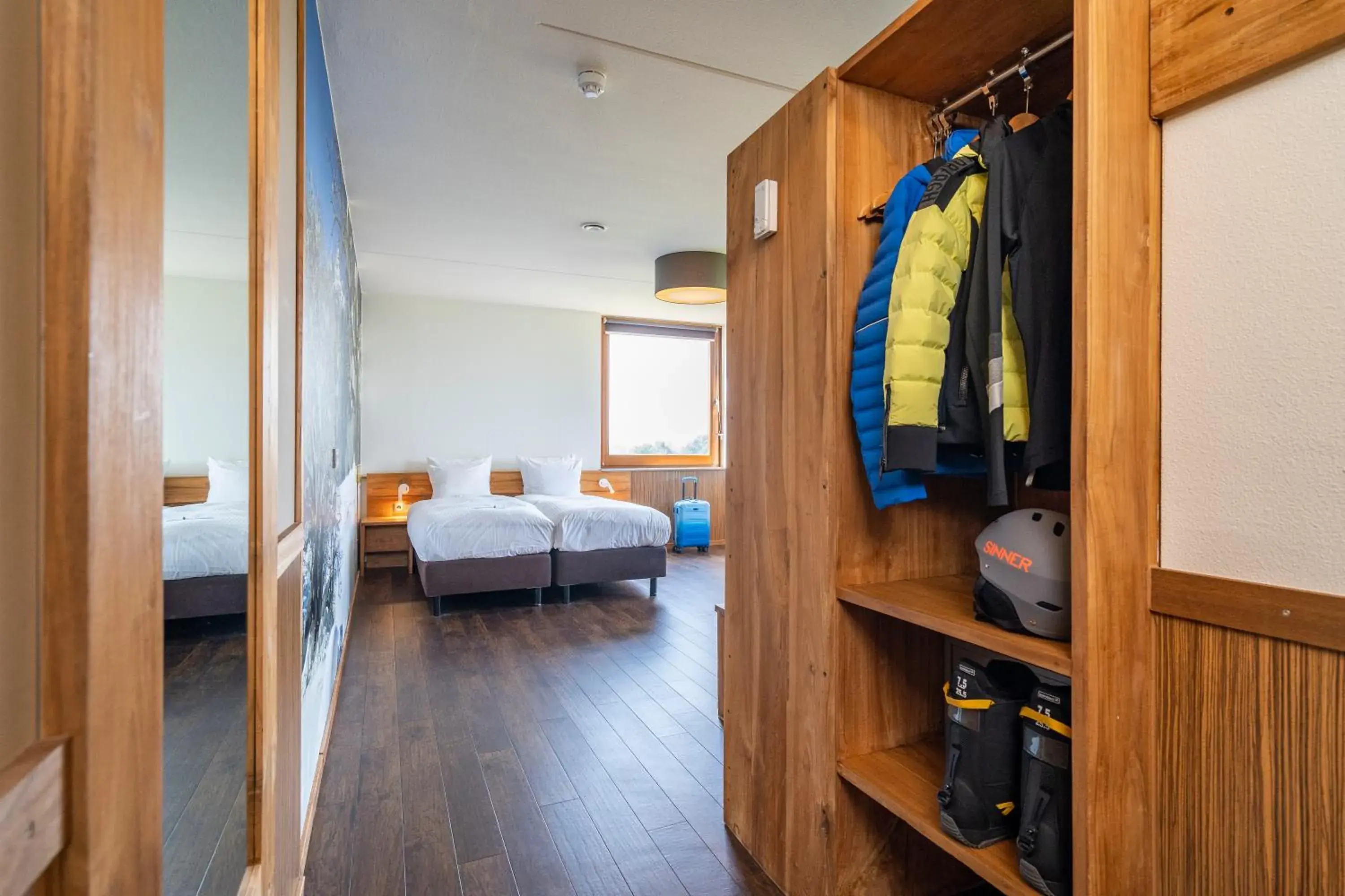 Bed in Alpine Hotel by SnowWorld Bed in Alpine Hotel by SnowWorld