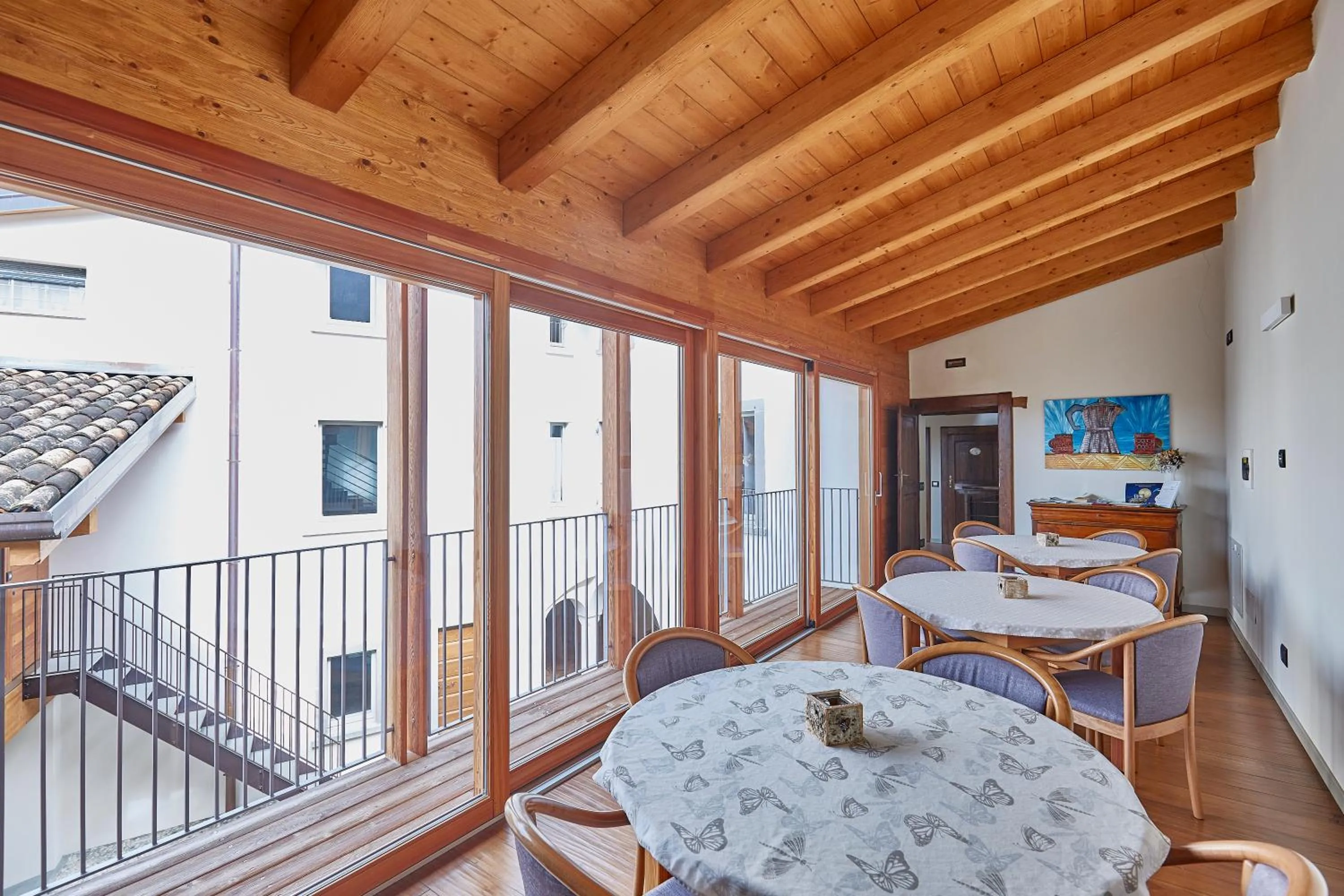 Communal kitchen in Palazzo Eleonora