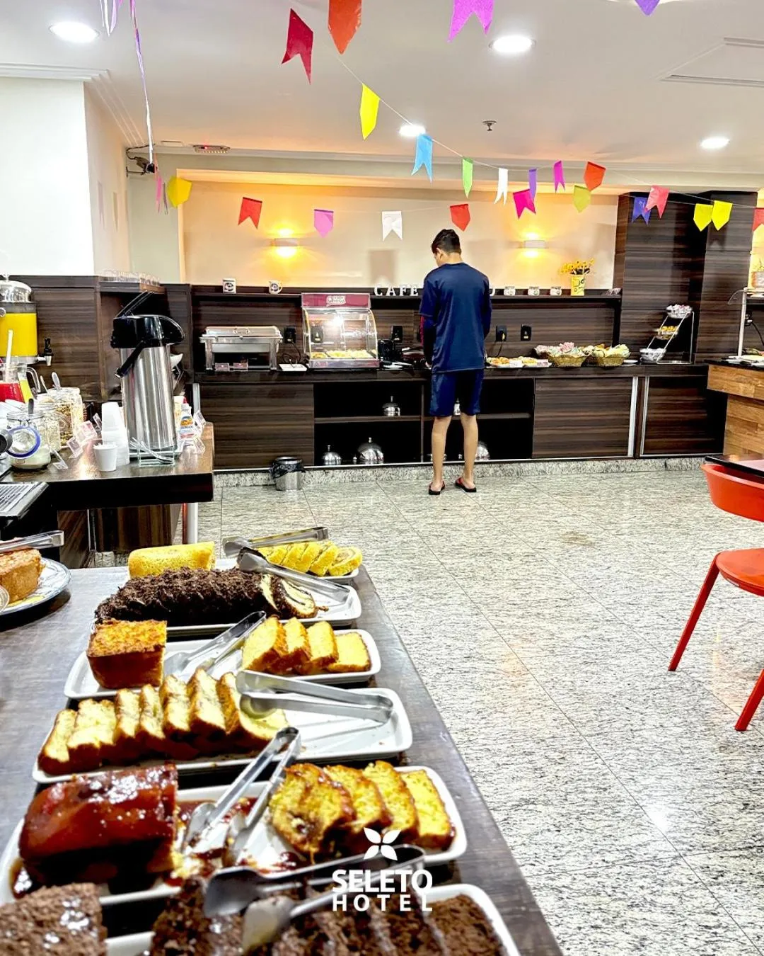 Buffet breakfast in Seleto Hotel