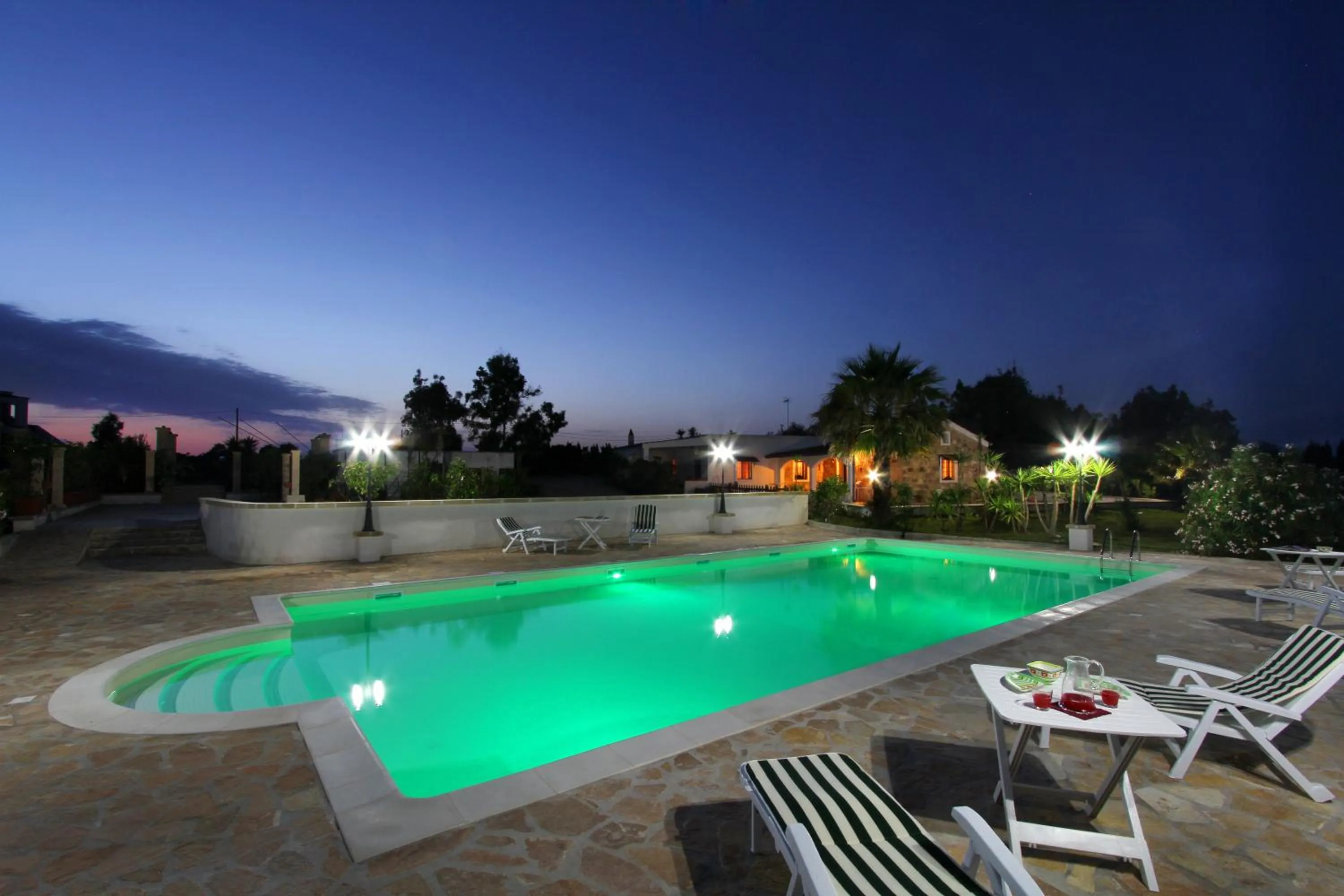 Swimming pool in Tenuta Li Fani Residence Hotel