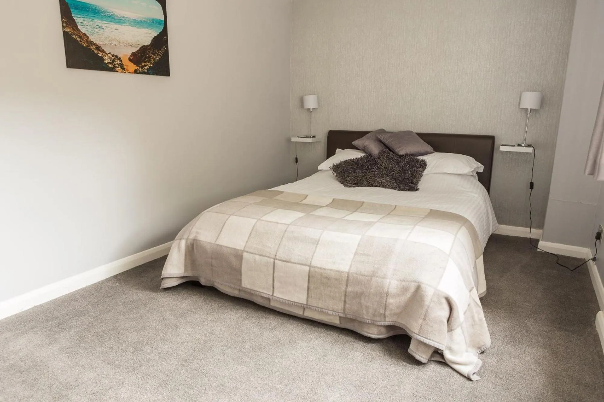 Bed in The Cherry Tree Inn