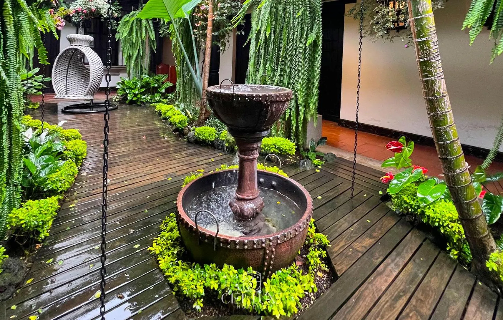 Patio in Ciel Luxe Hotels Antigua Guatemala