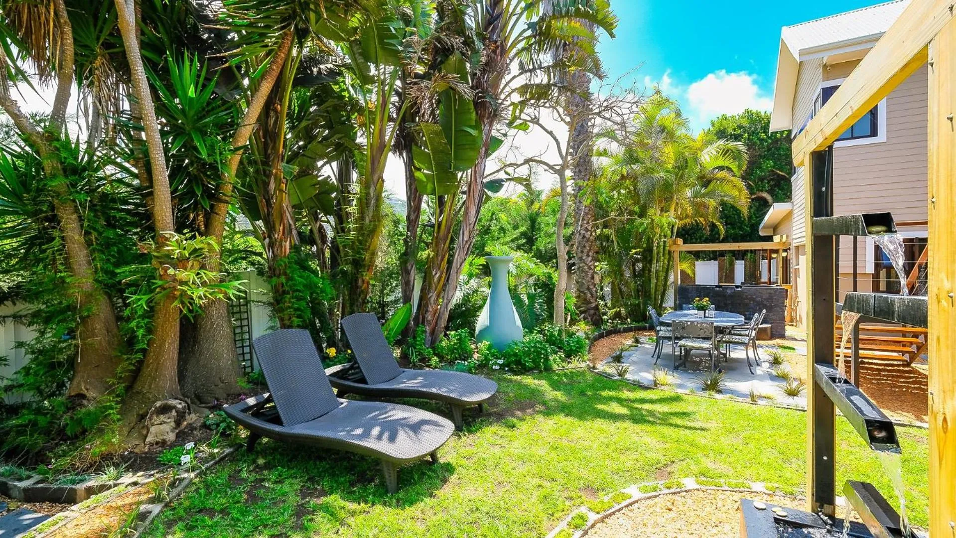 Garden in Wilderness on Sea