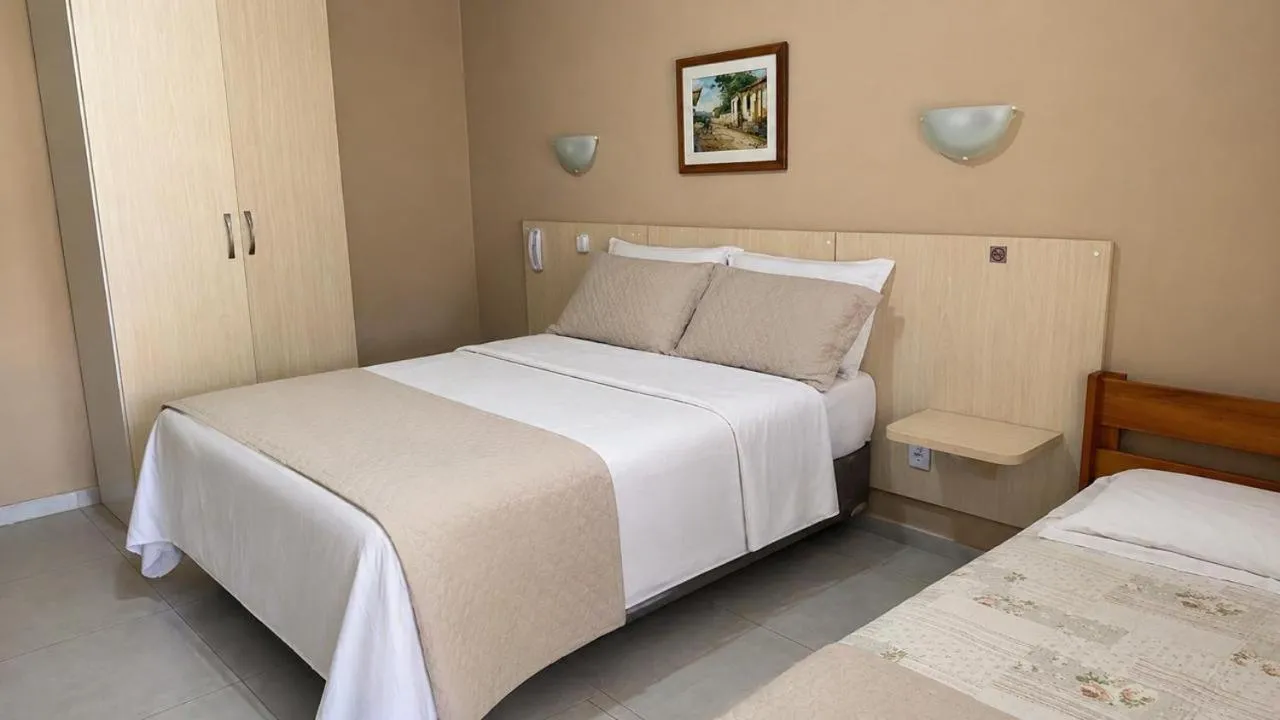 Bed in Vila Francesa Hotel