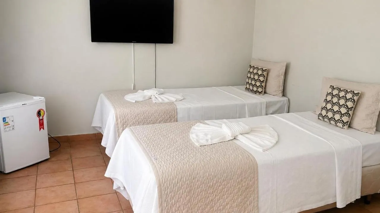 Bed in Vila Francesa Hotel