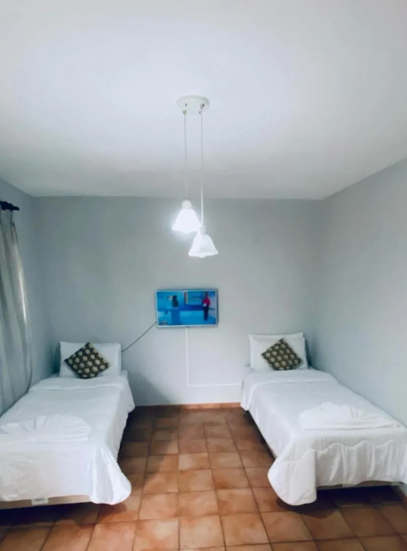 Bed in Vila Francesa Hotel