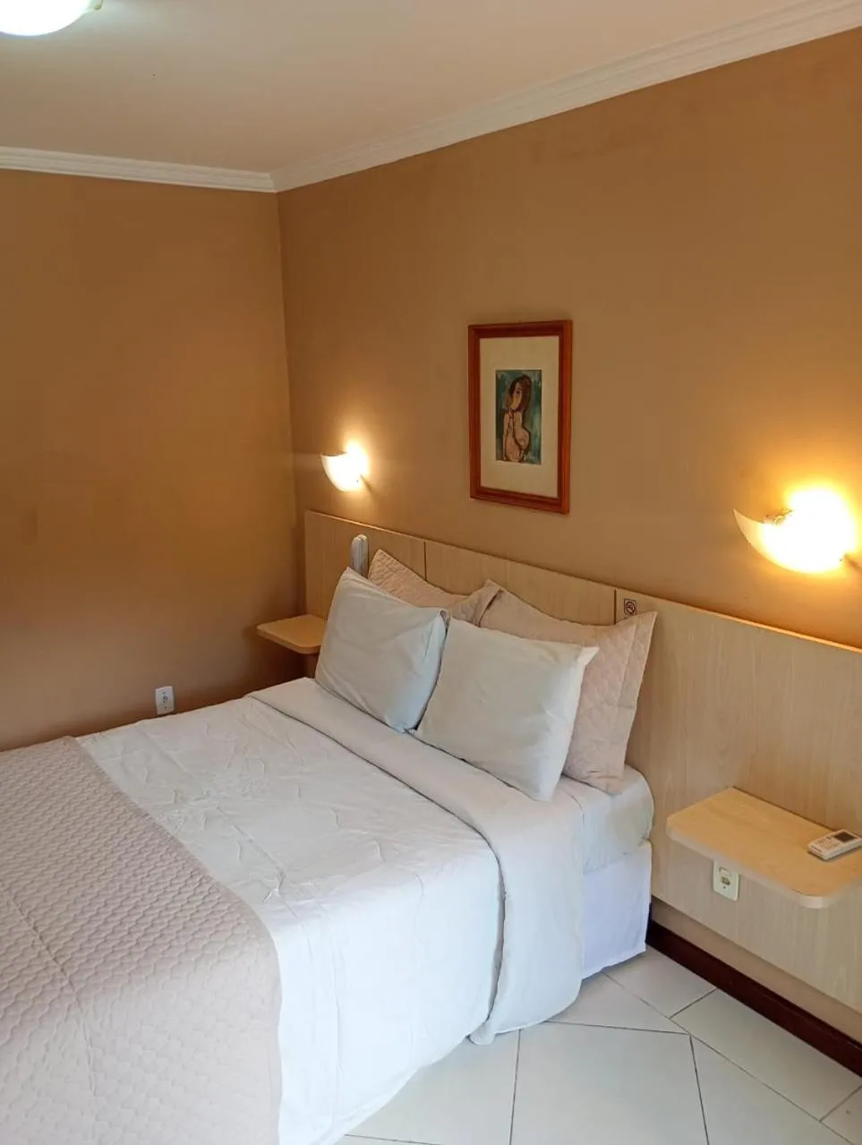 Bed in Vila Francesa Hotel