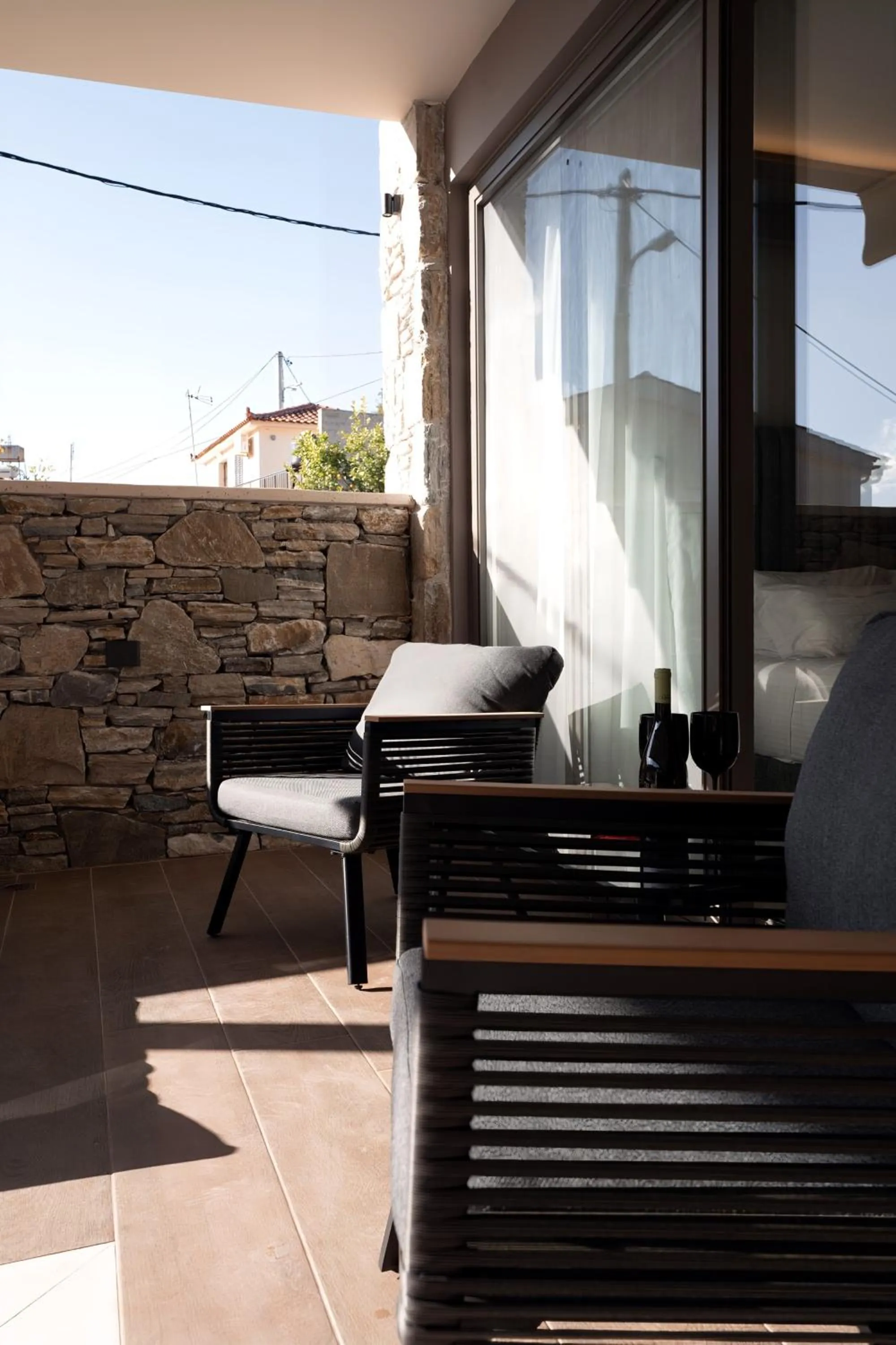 Balcony/Terrace in Ennea Muses Rooms and Suites