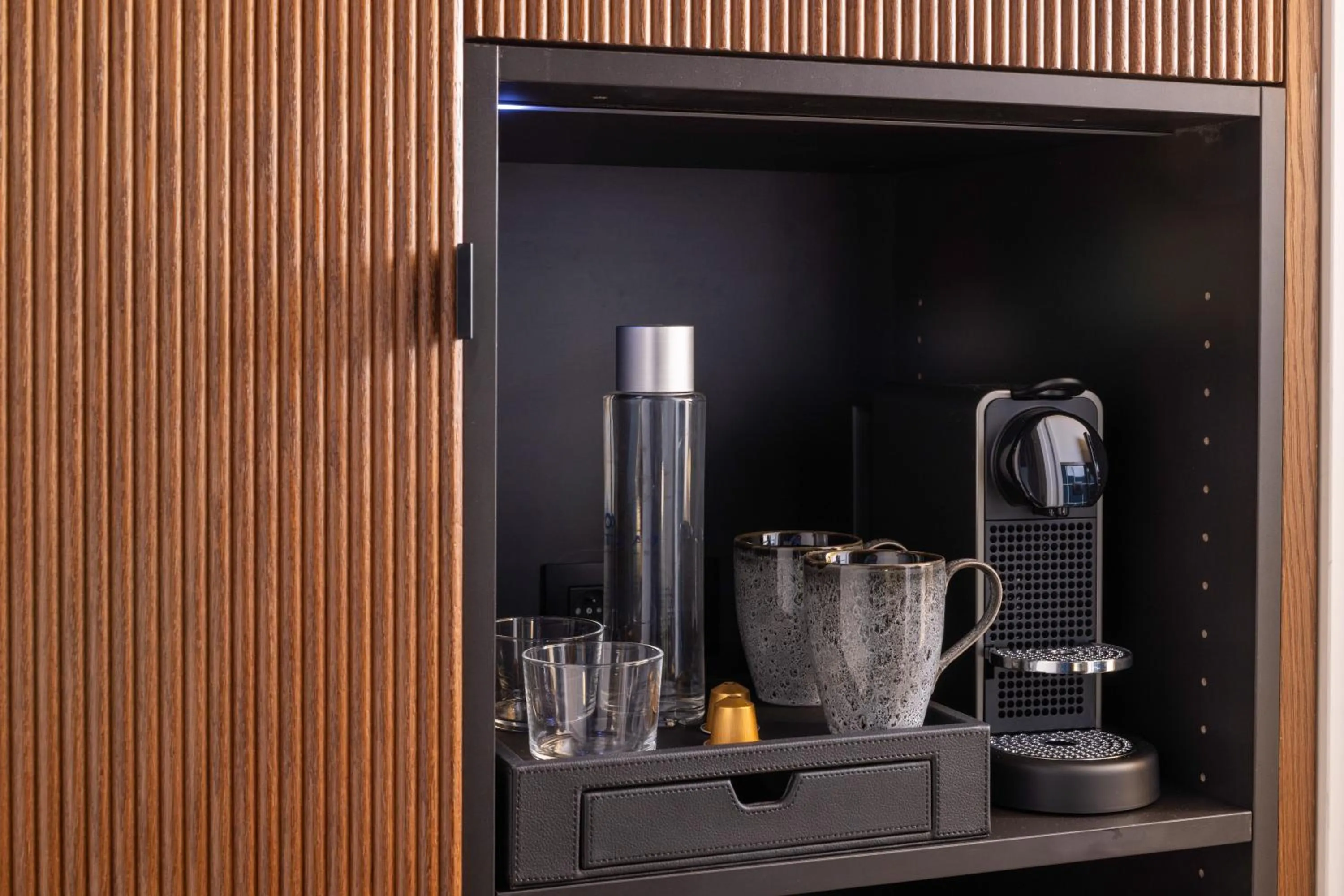 Coffee/tea facilities in Hôtel Gabbie