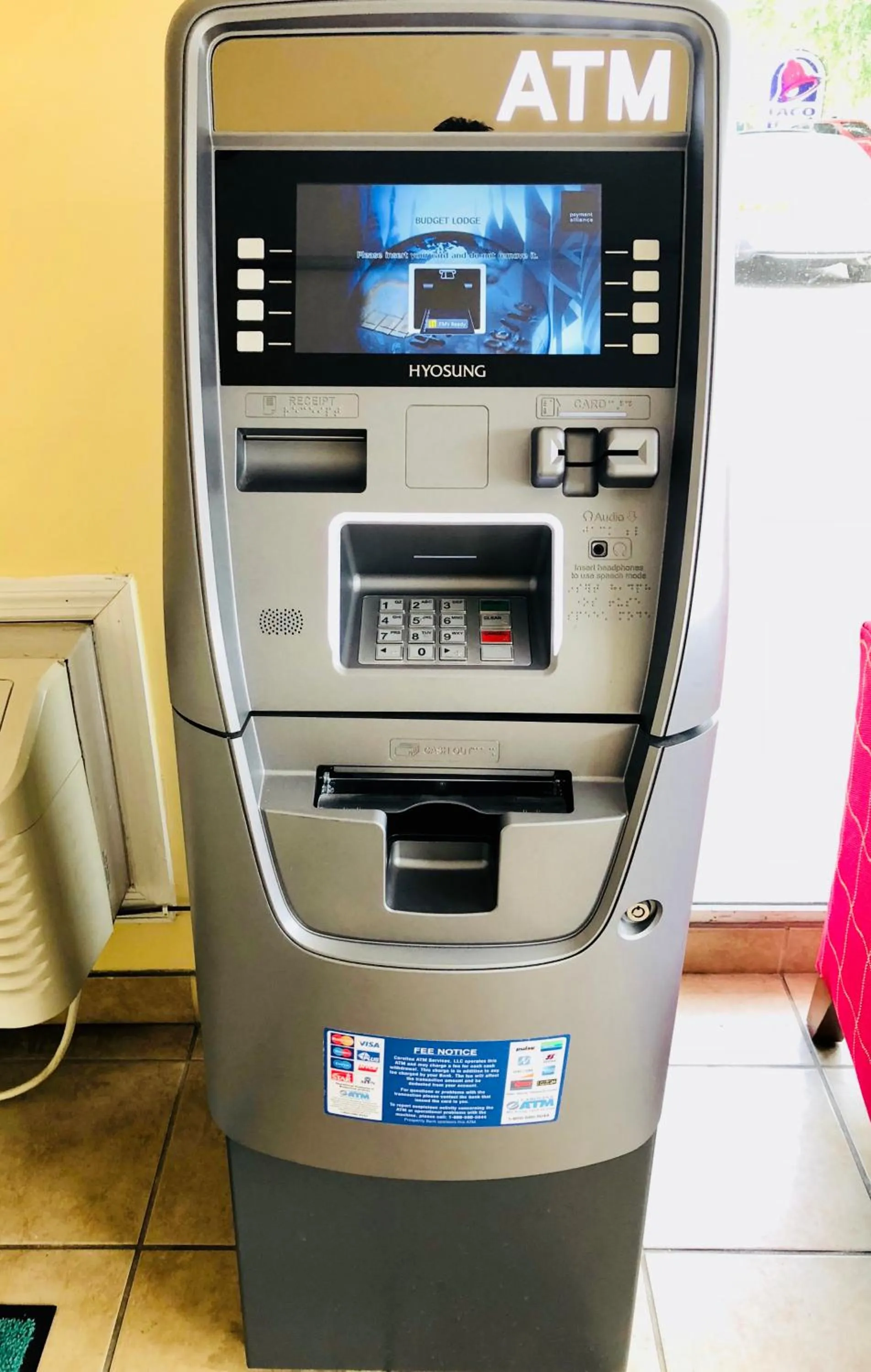 ATM in Budget Lodge Churchland