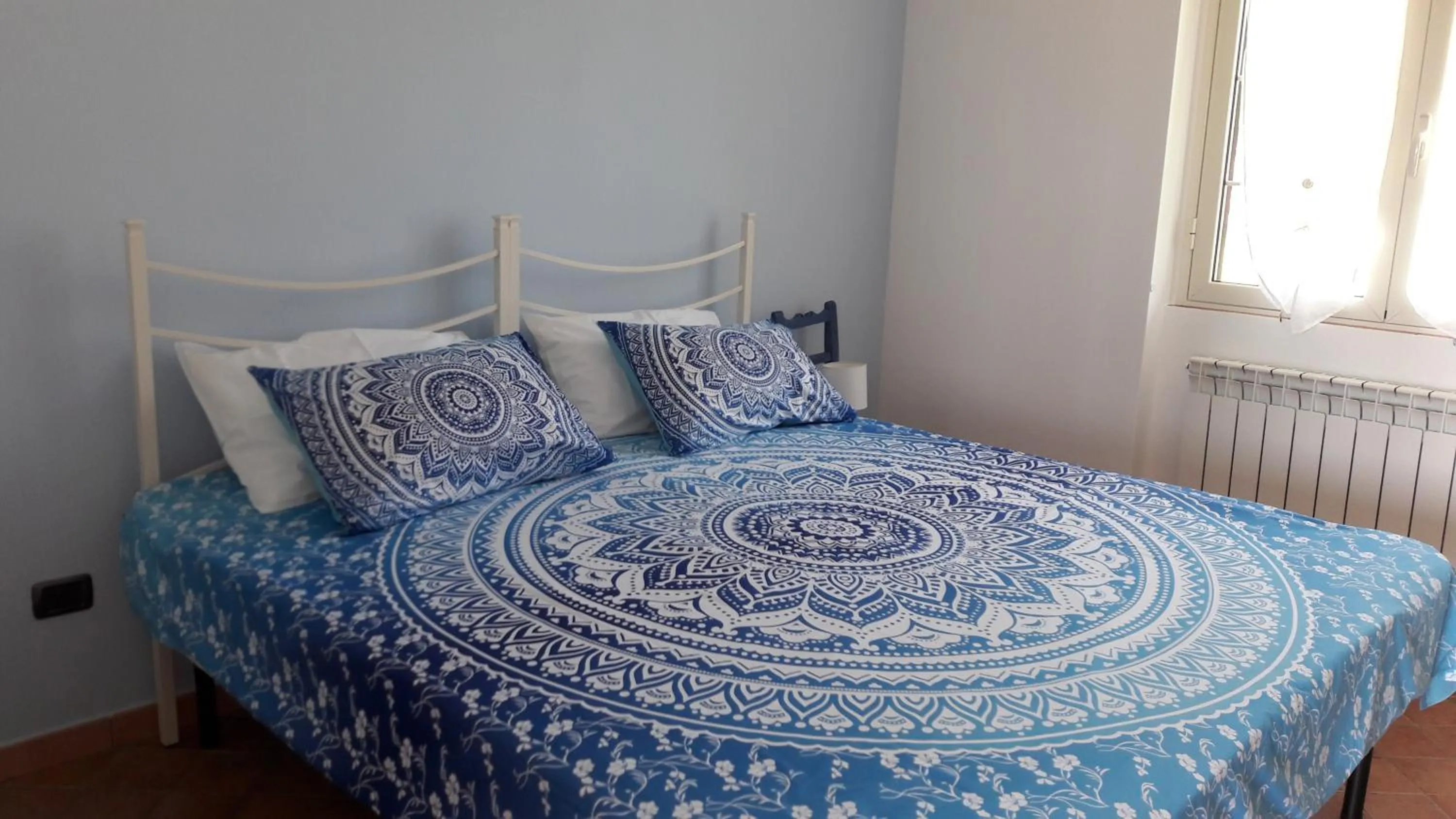 Bed in Villa Mimosa Tropea