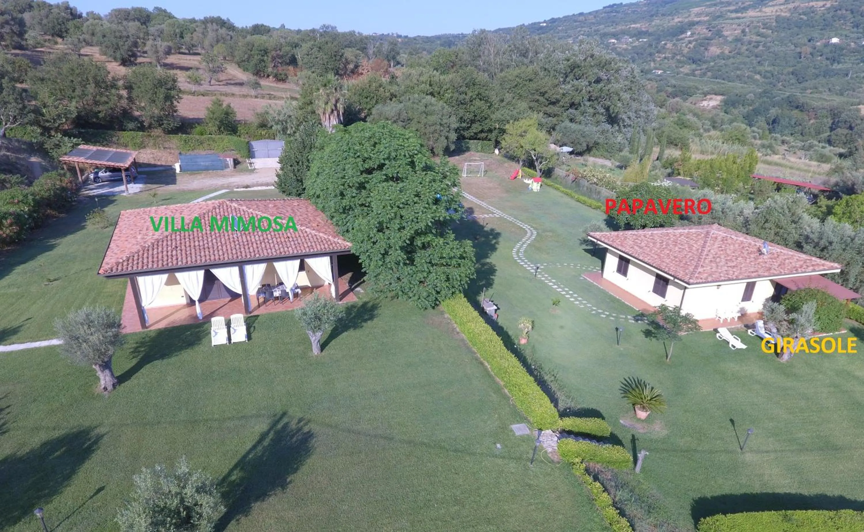 Property building in Villa Mimosa Tropea