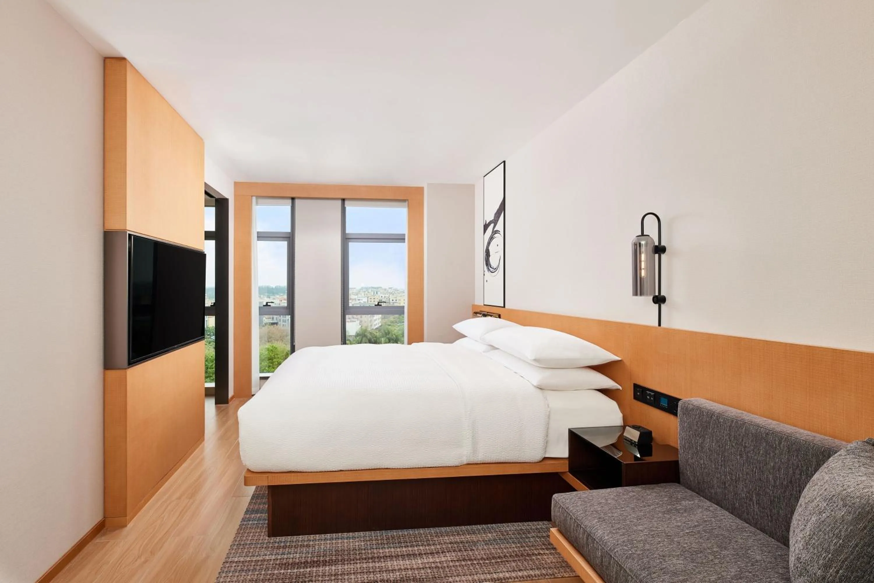 City view, Bed in Fairfield by Marriott Guangzhou Konggang