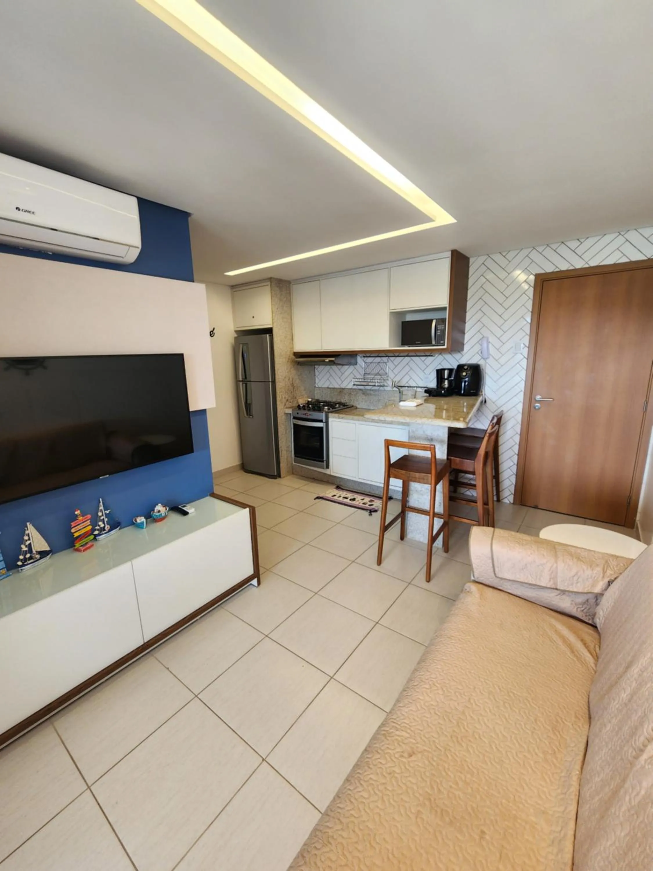 TV and multimedia in Cupe Beach Living Beira Mar